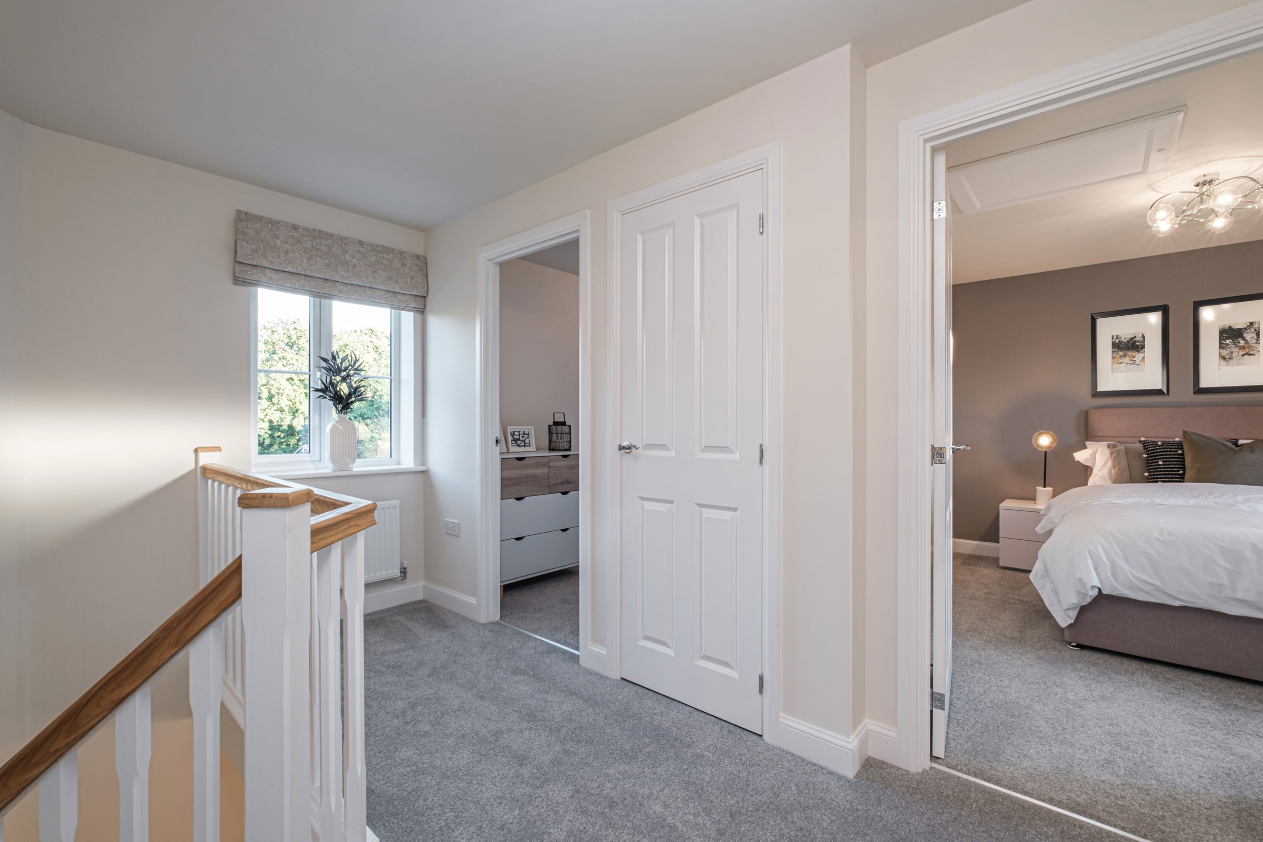 Interior view of landing in our Lutterworth 3 bedroom home