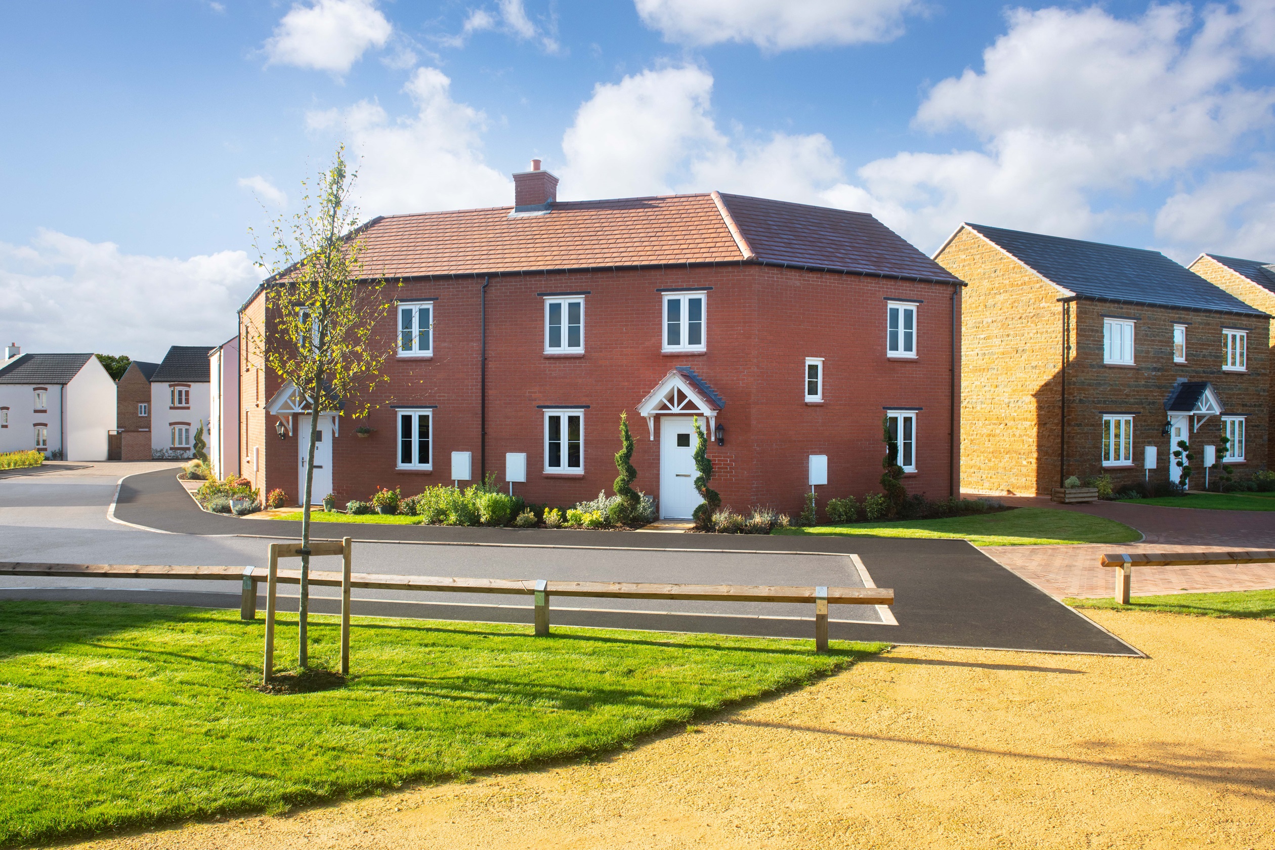 Exterior view of our 3 bed Lutterworth home