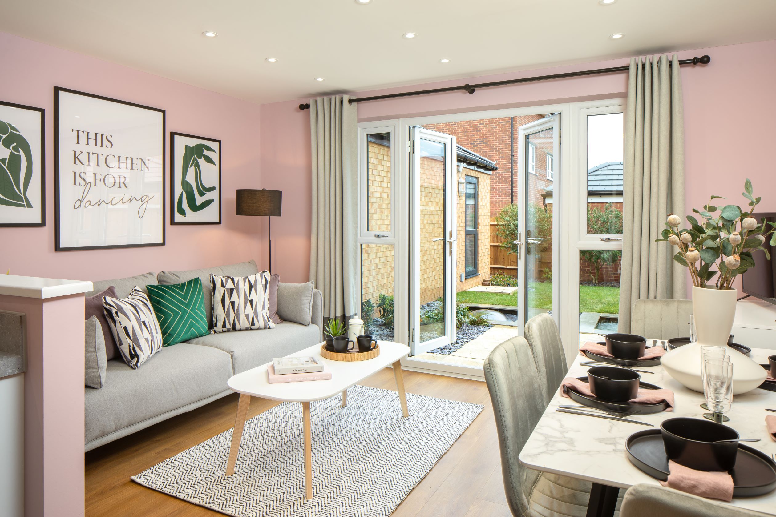 Open plan kitchen in the Kingsville. 4 bedroom home.