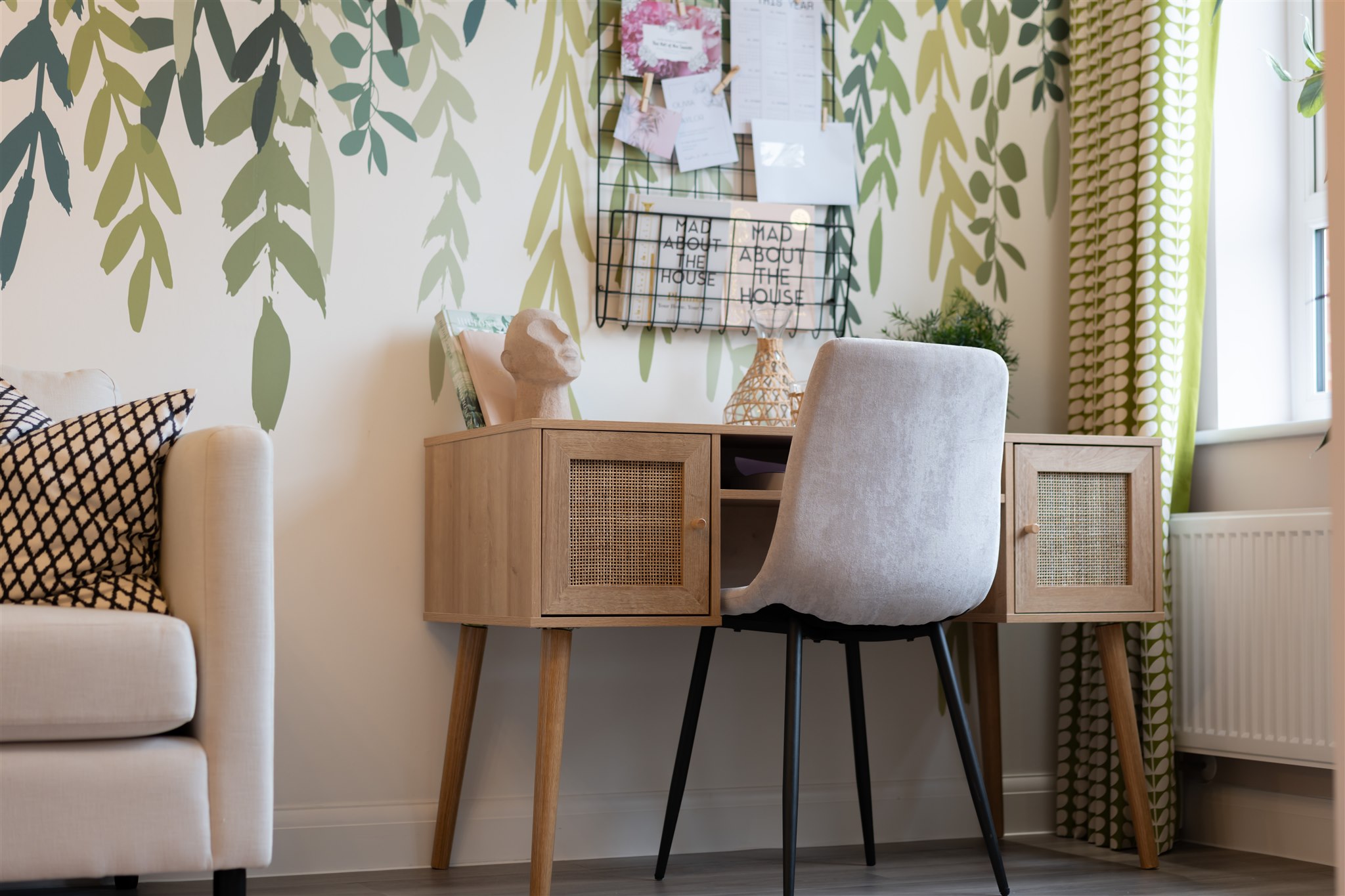 Up close internal view of the working from home space in Maidstone