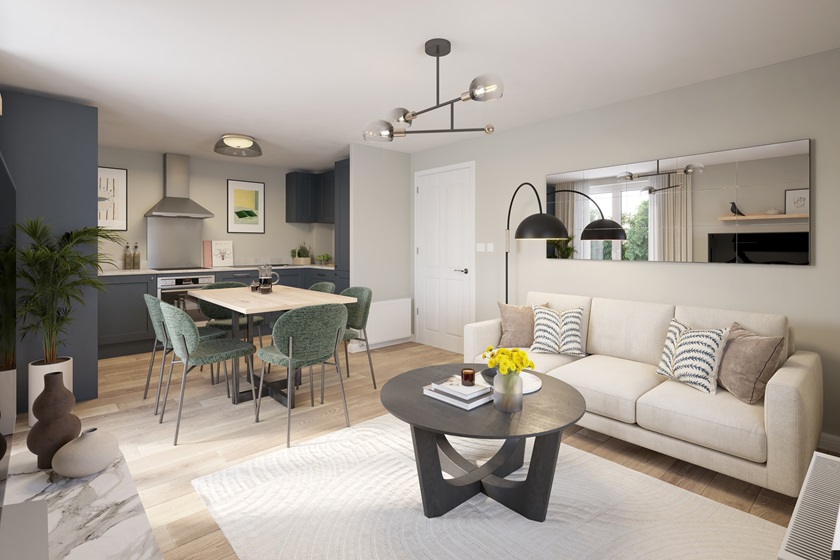 kitchen living area