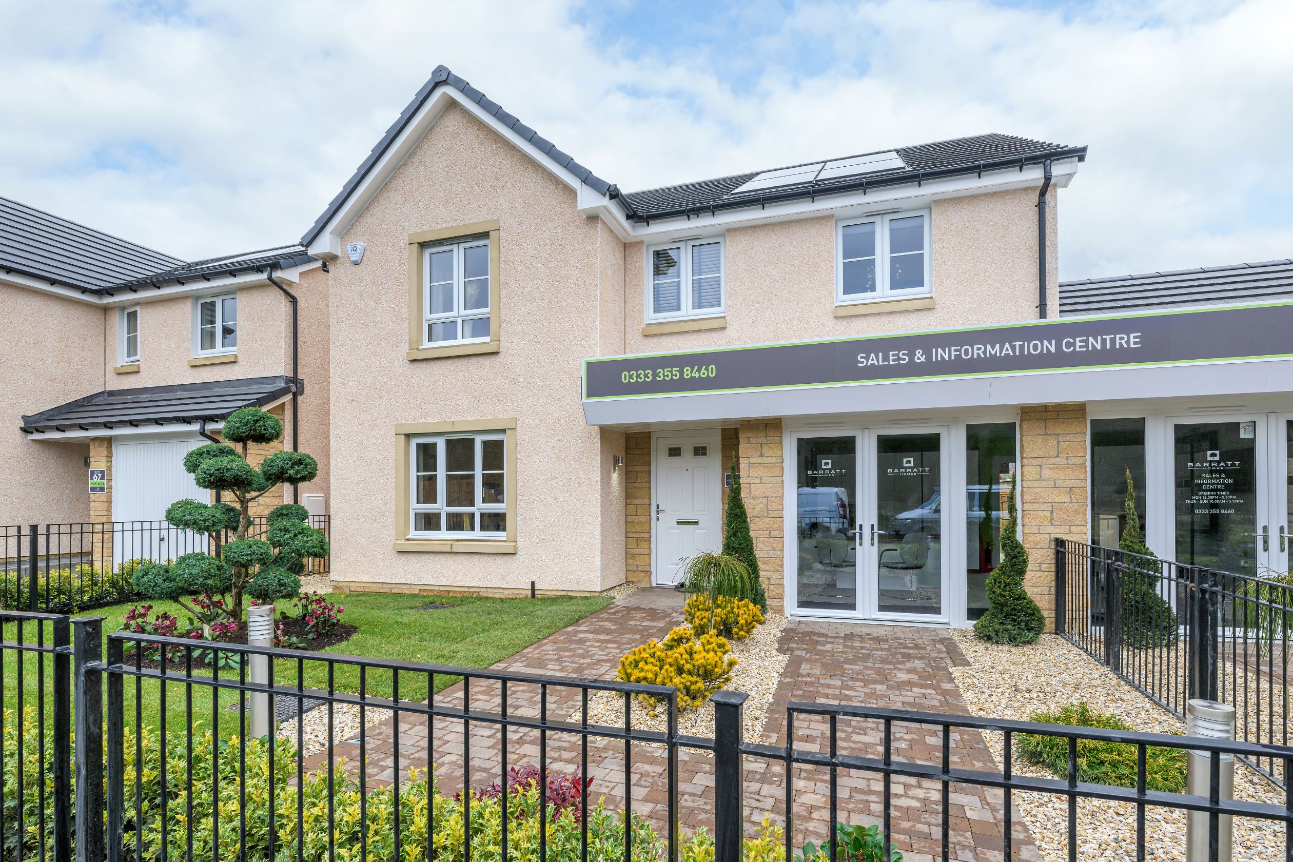 External of 4 bedroom Crombie house type at Bangour Village