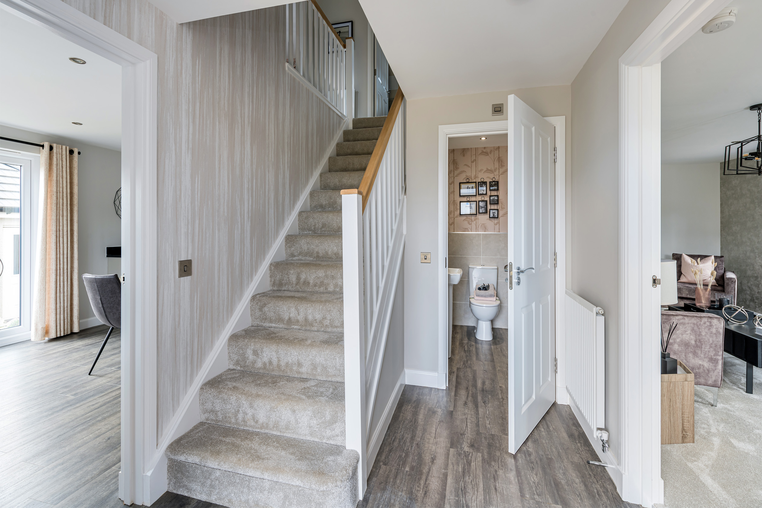 entrance to 4 bed home