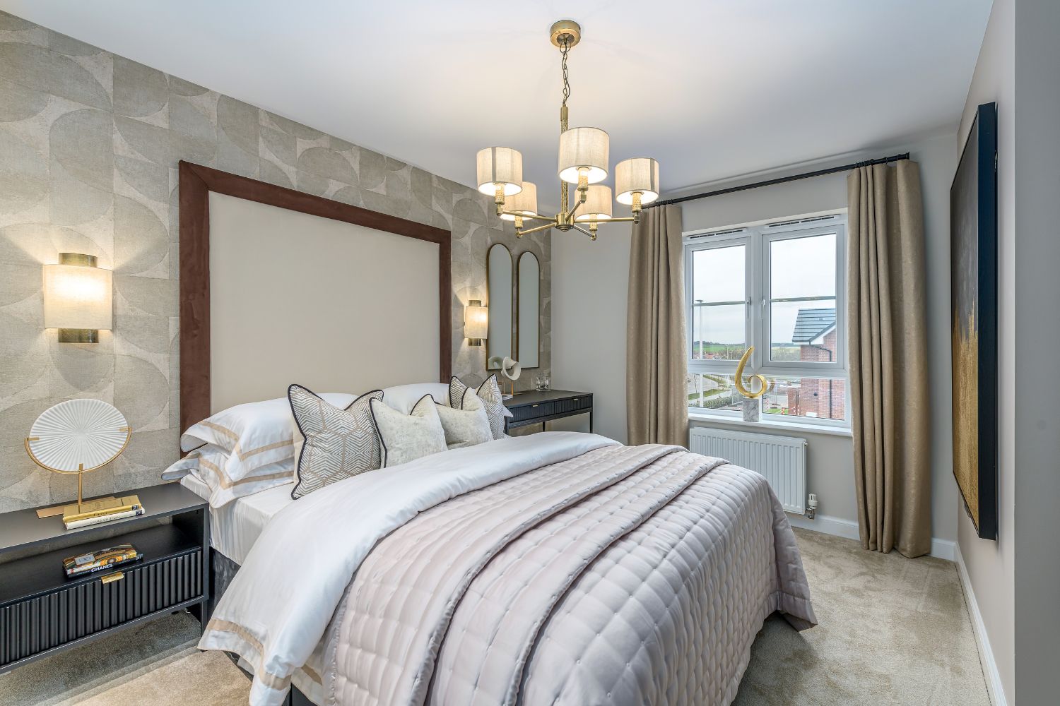 Bedroom in 4 bedroom Balloch house type