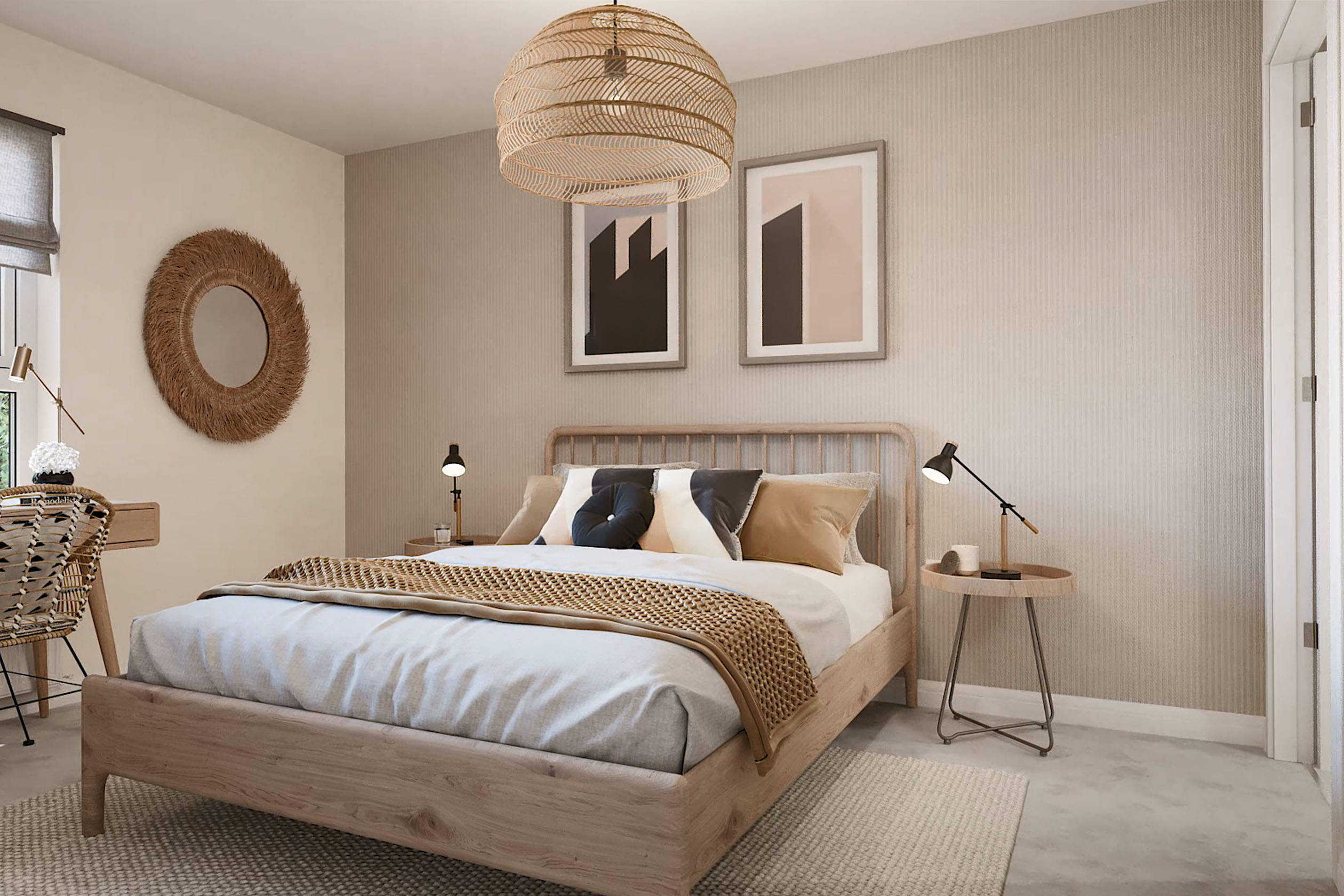 Double bedroom in four bedroom home