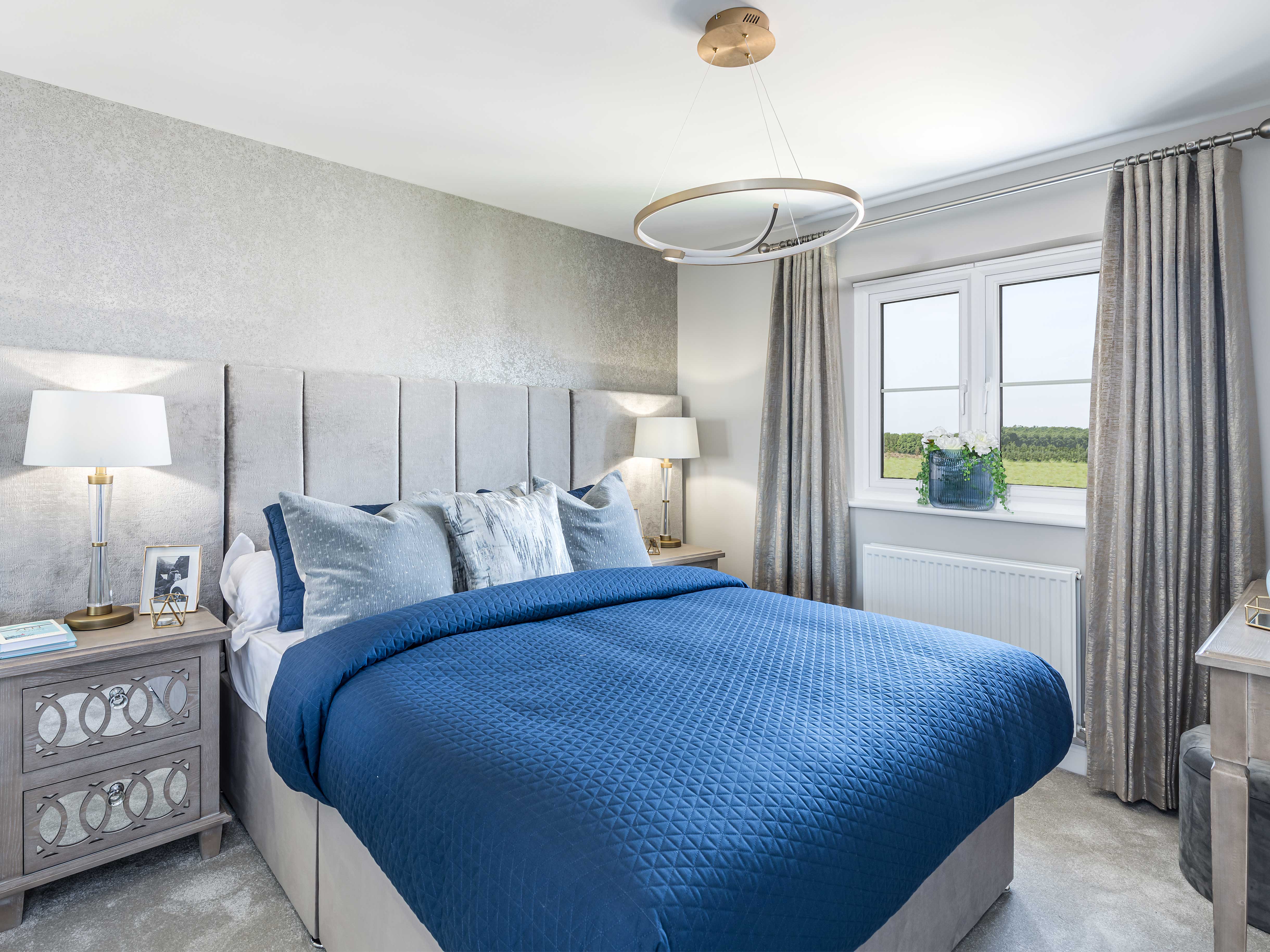 Bedroom in 4 bedroom Dunbar house type