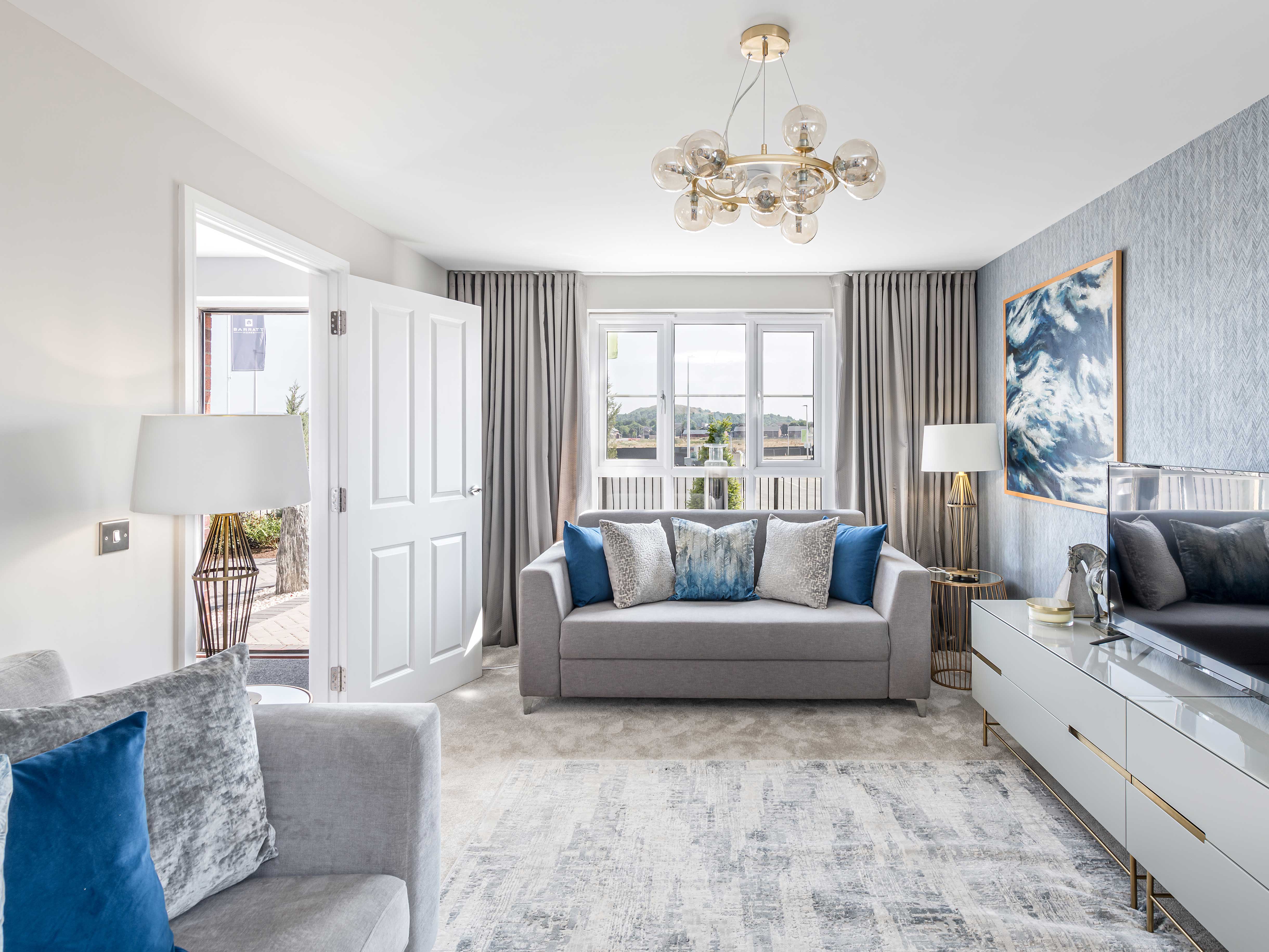 Lounge in 4 bedroom Dunbar house type