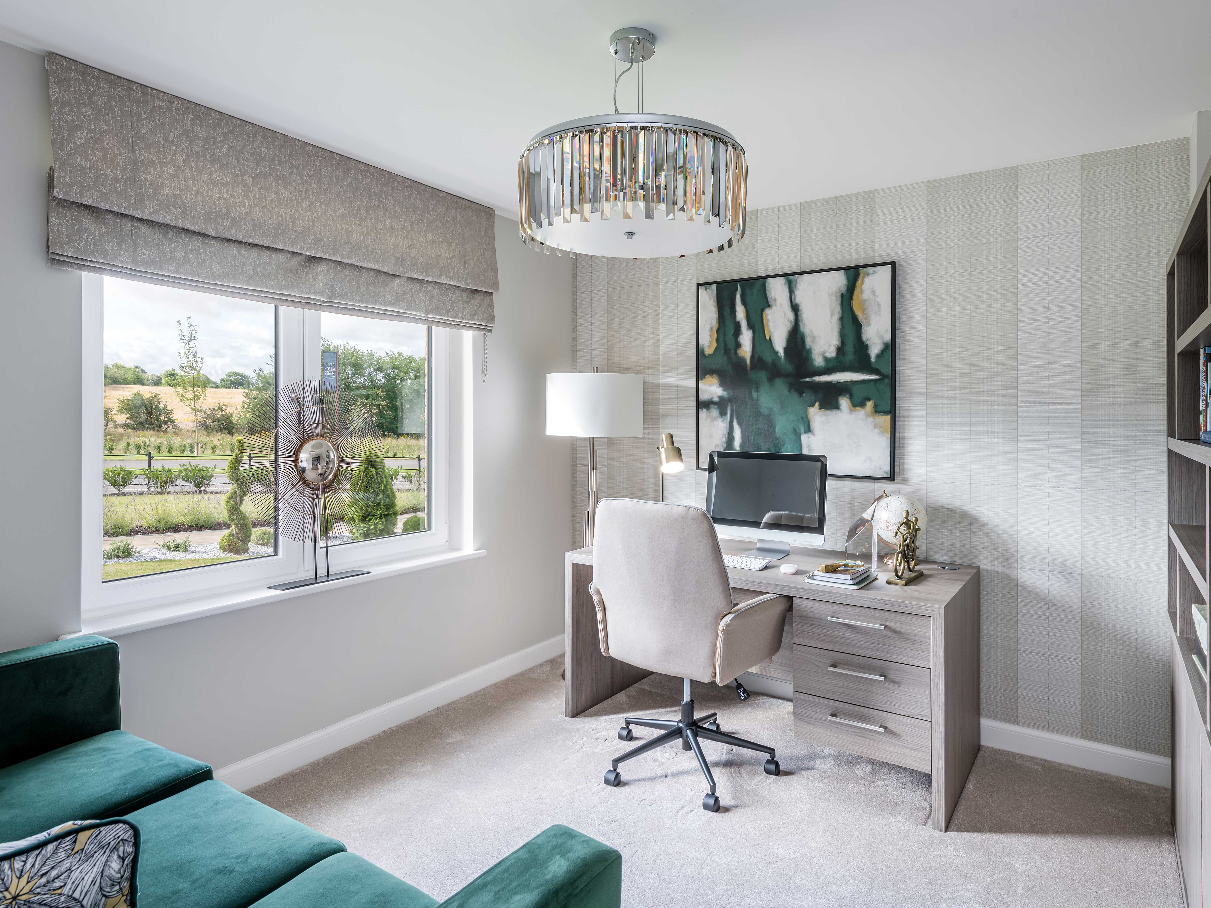 Image of study in 4 bedroom Glenbervie house type at Cammo Meadows