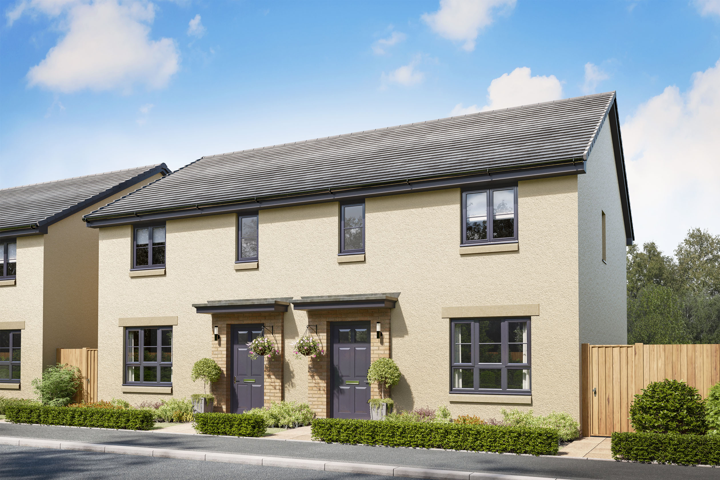 External of 3 bed Traquair home