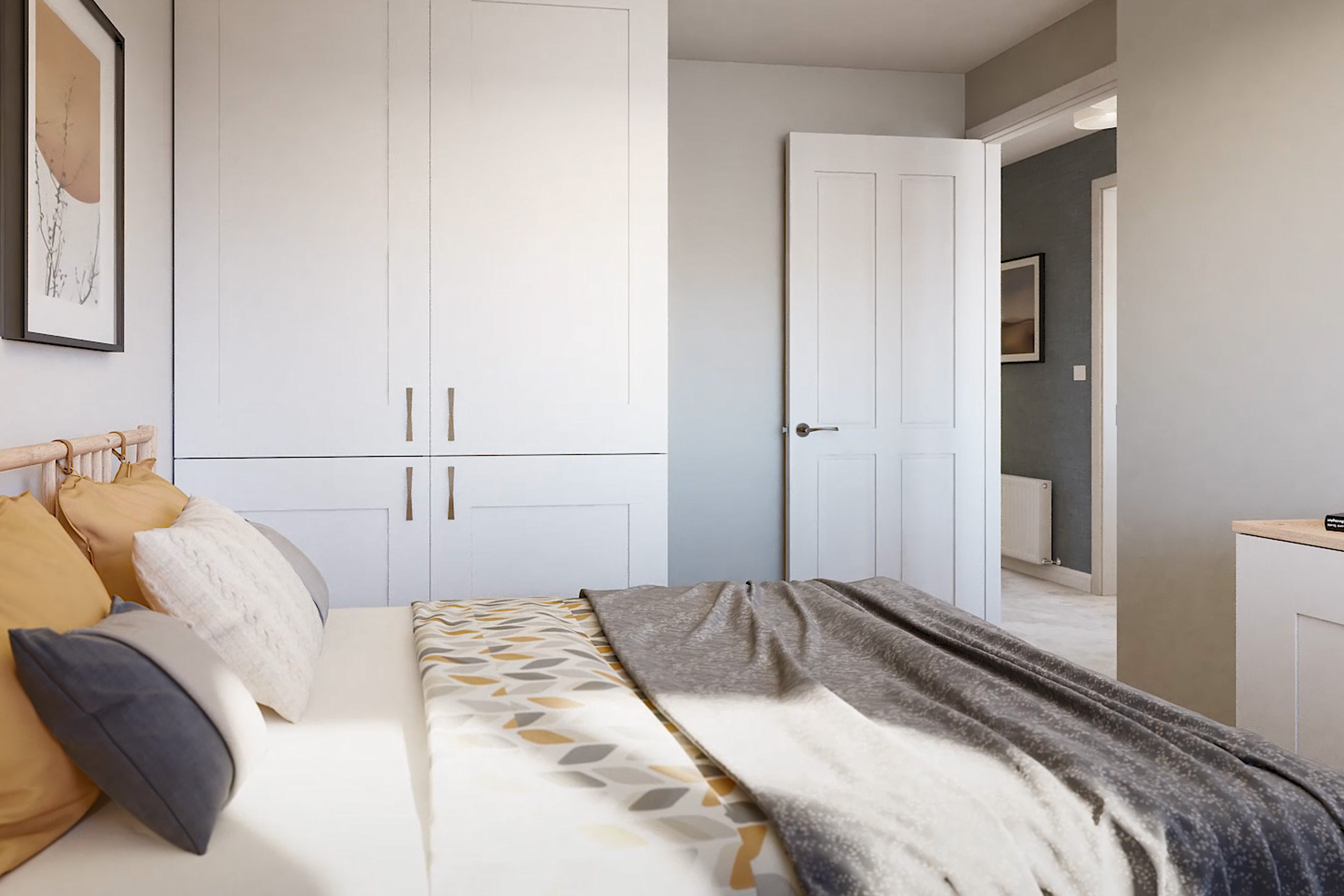 Double bedroom in four bedroom home