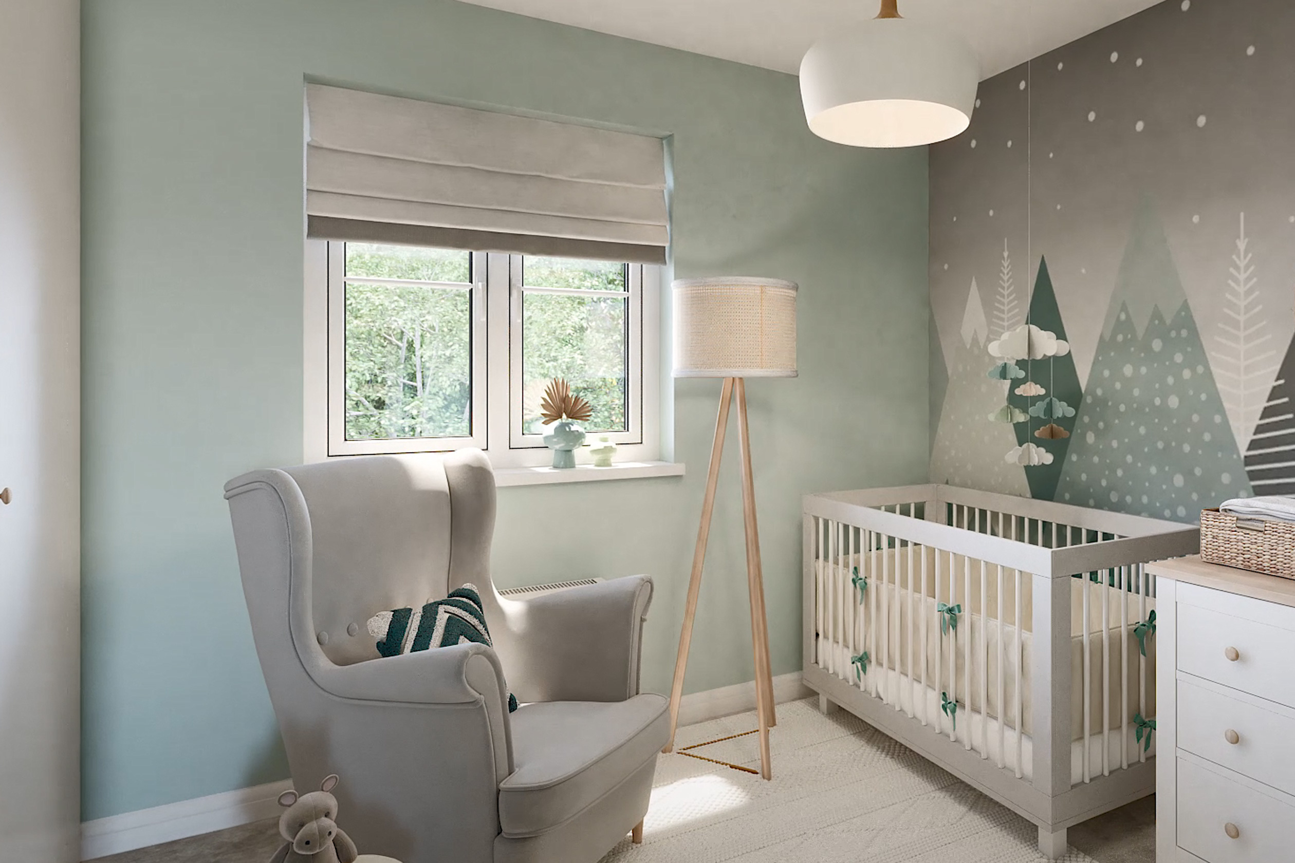Nursery in four bedroom home