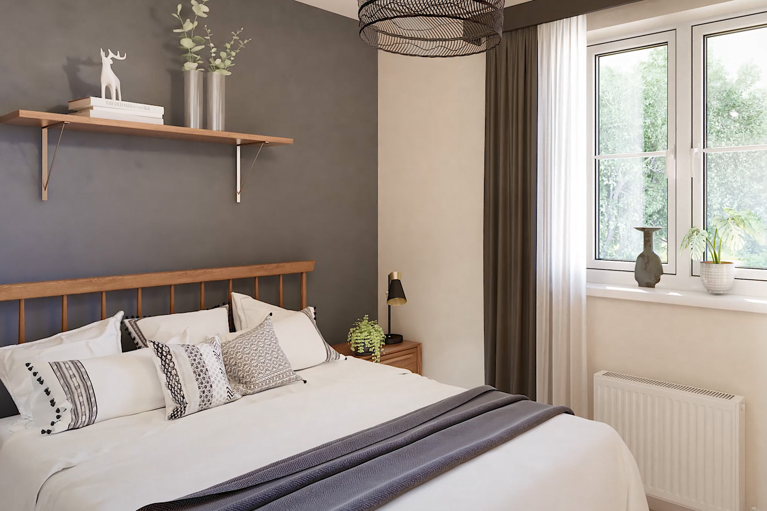 Double bedroom in four bedroom detached home