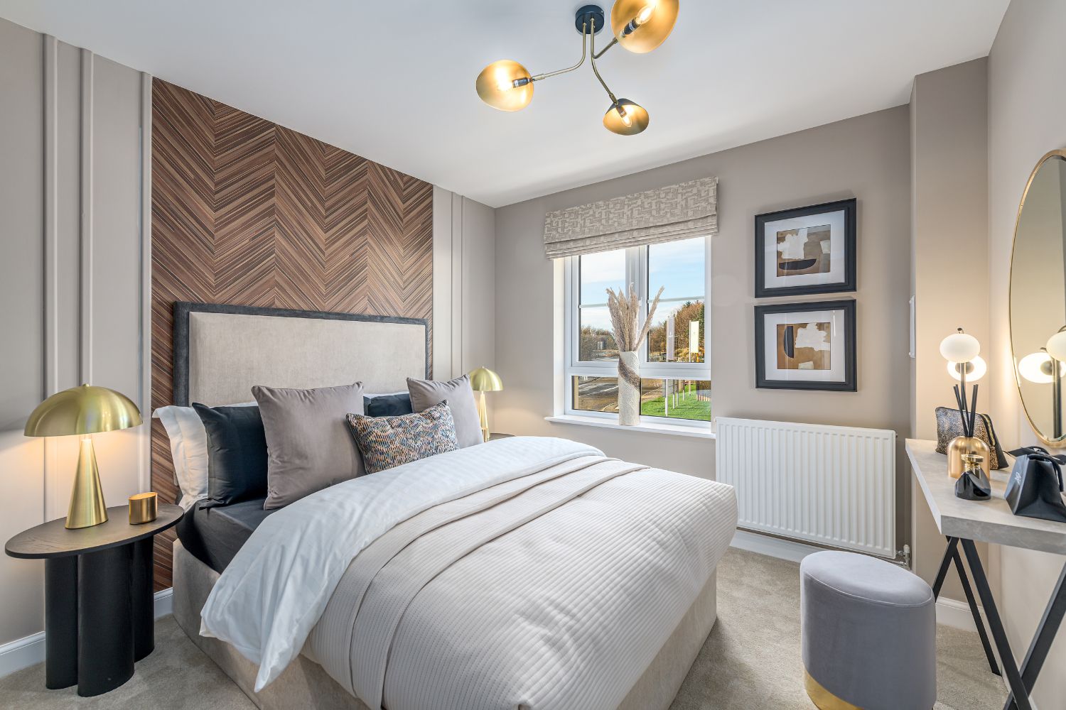 Double bedroom in 4 bed Harris house type