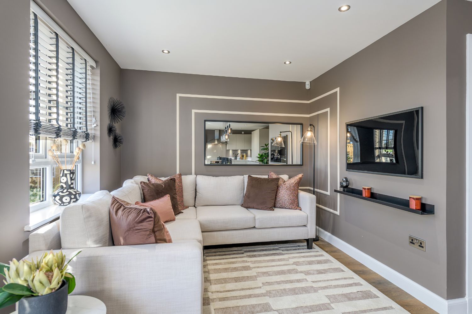 Family area in 4 bedroom Harris house type