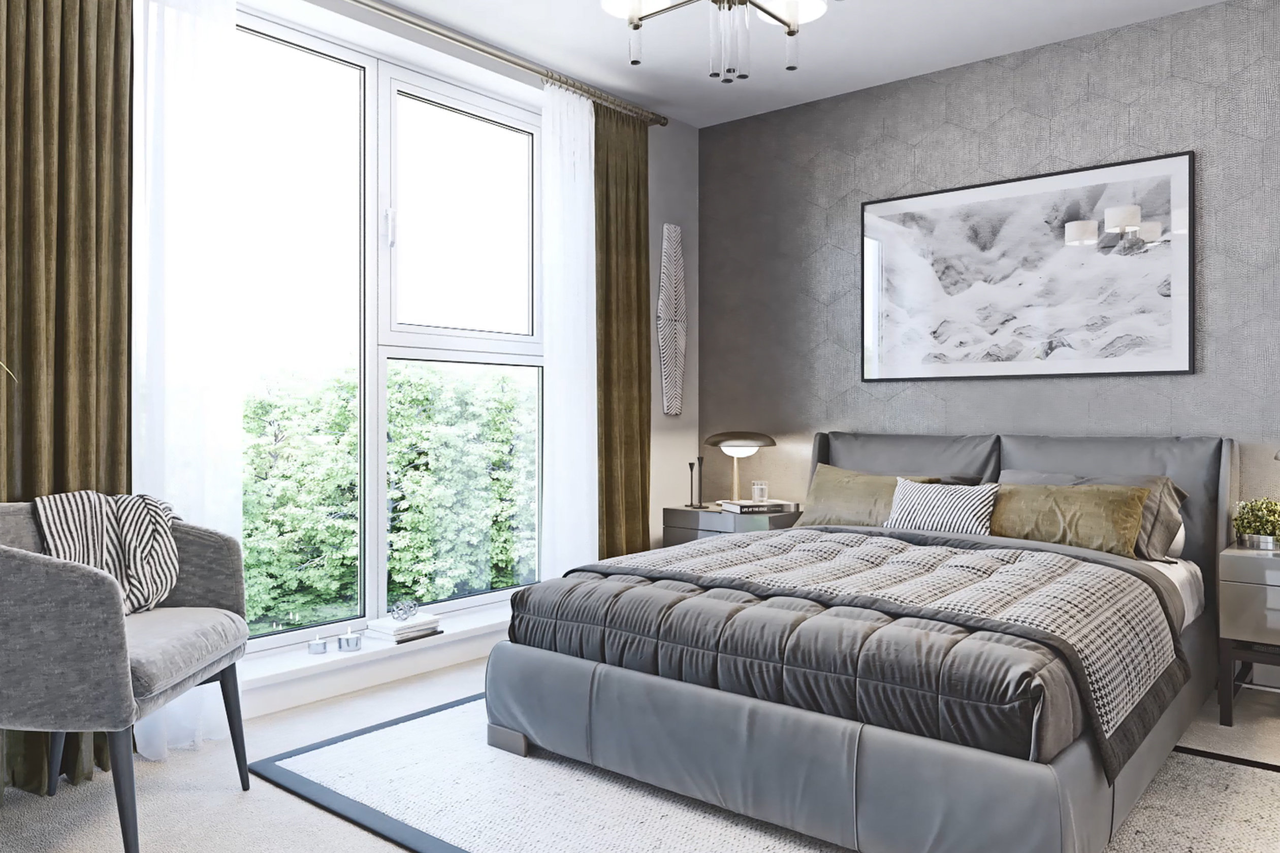 Brighton Bedroom CGI