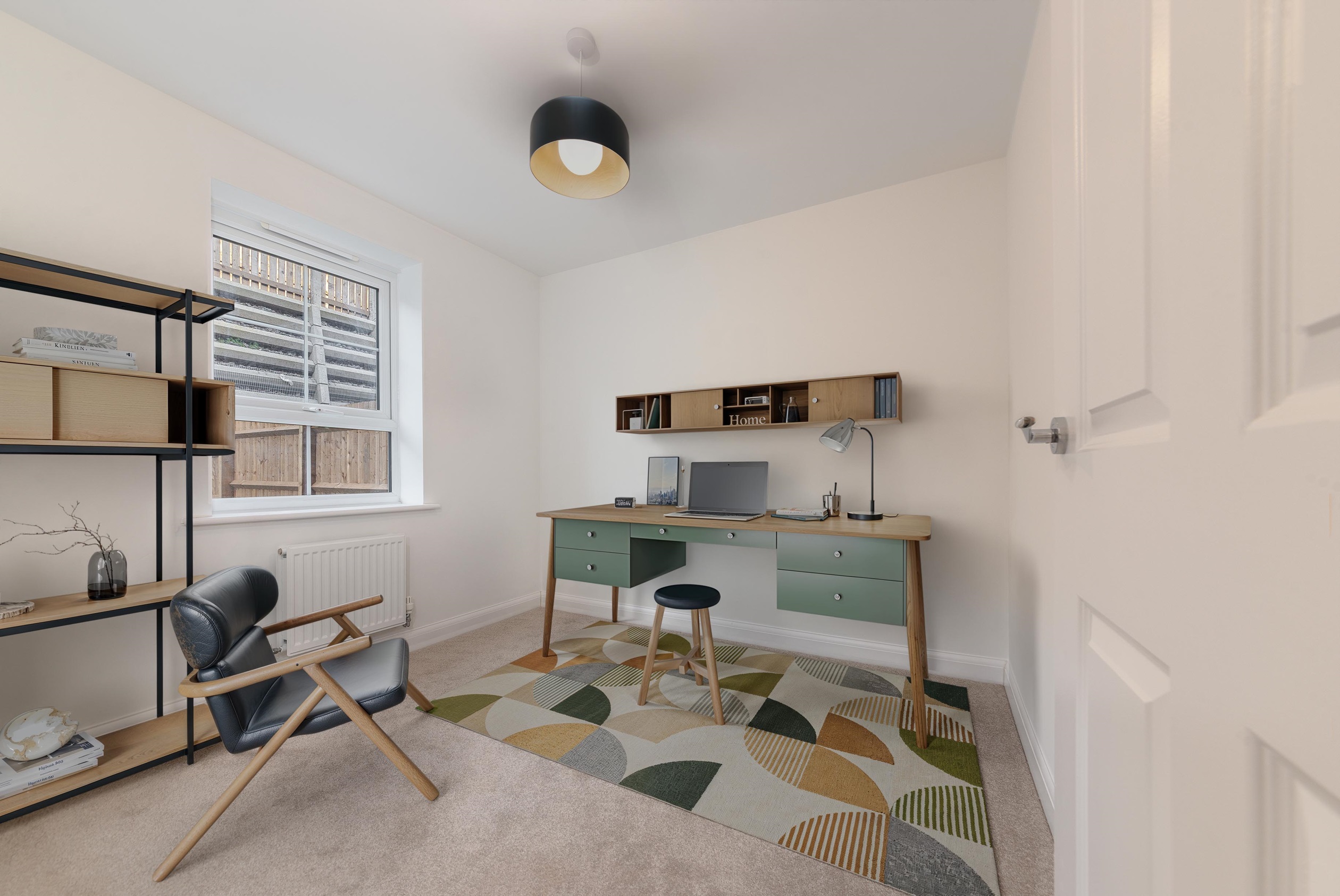 Sutton study furnished