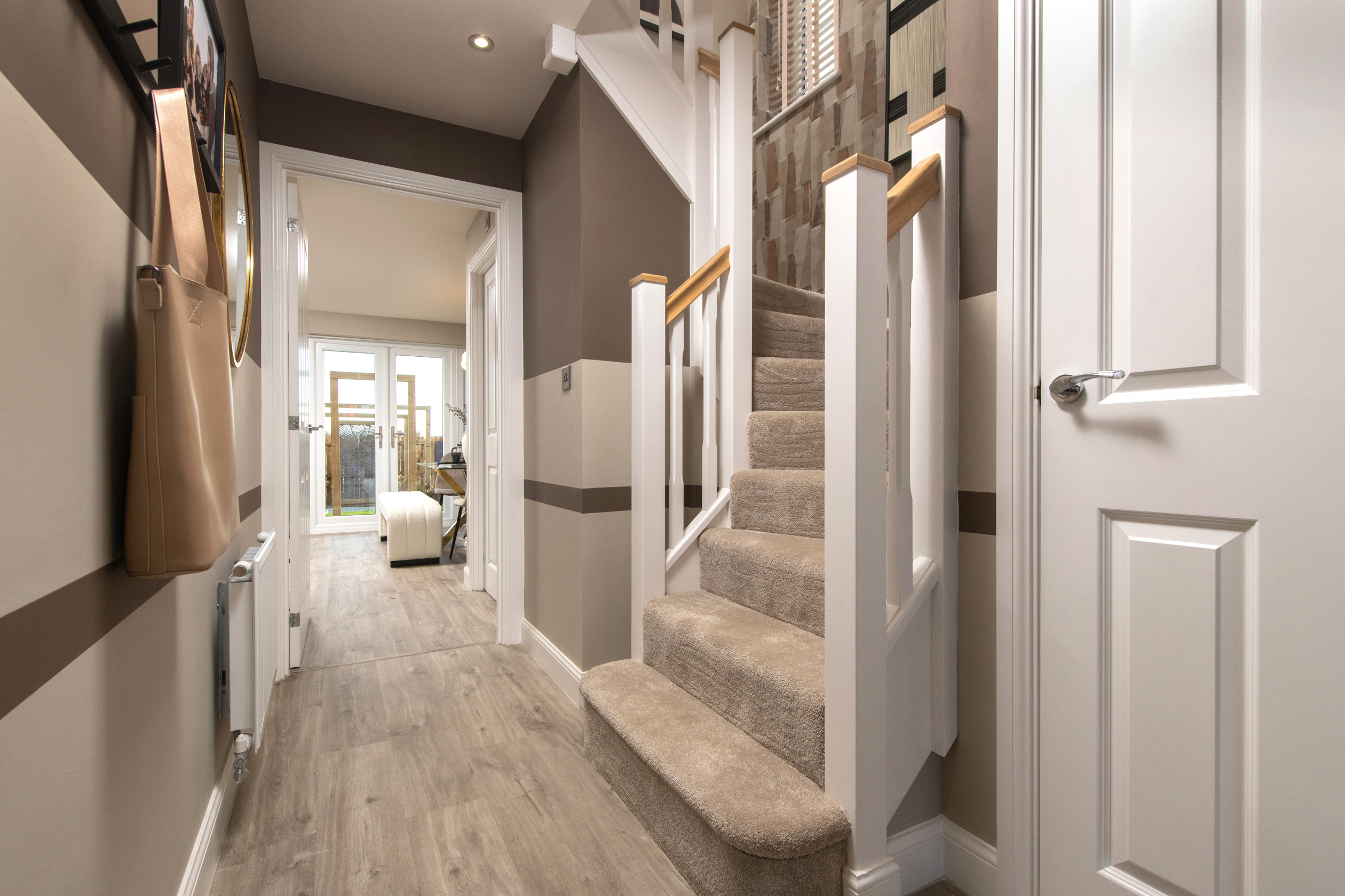 Inside view of Kingsley hallway