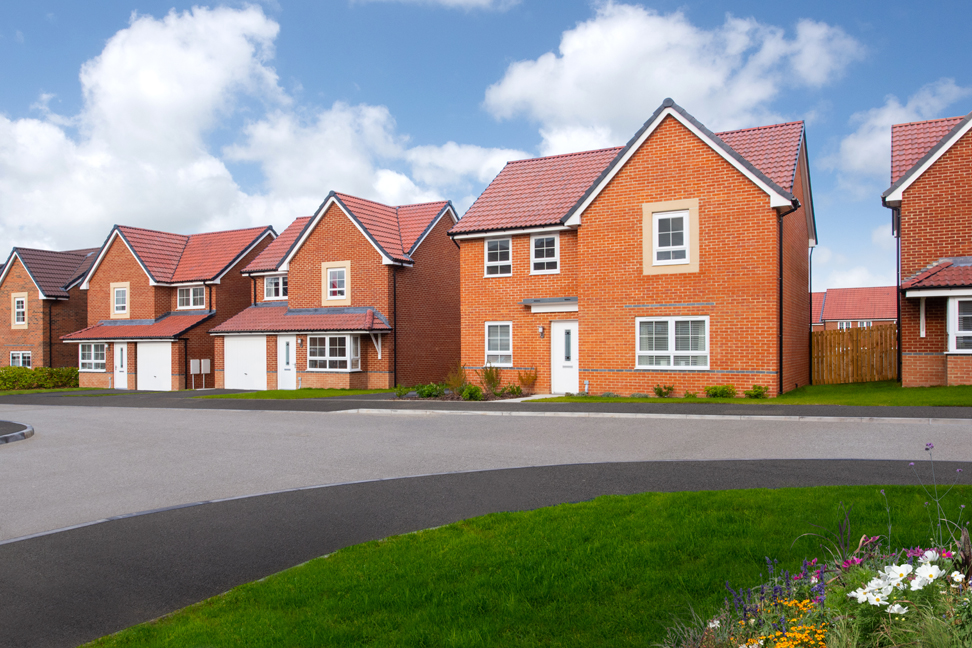 Street scene at Berry Edge Consett 