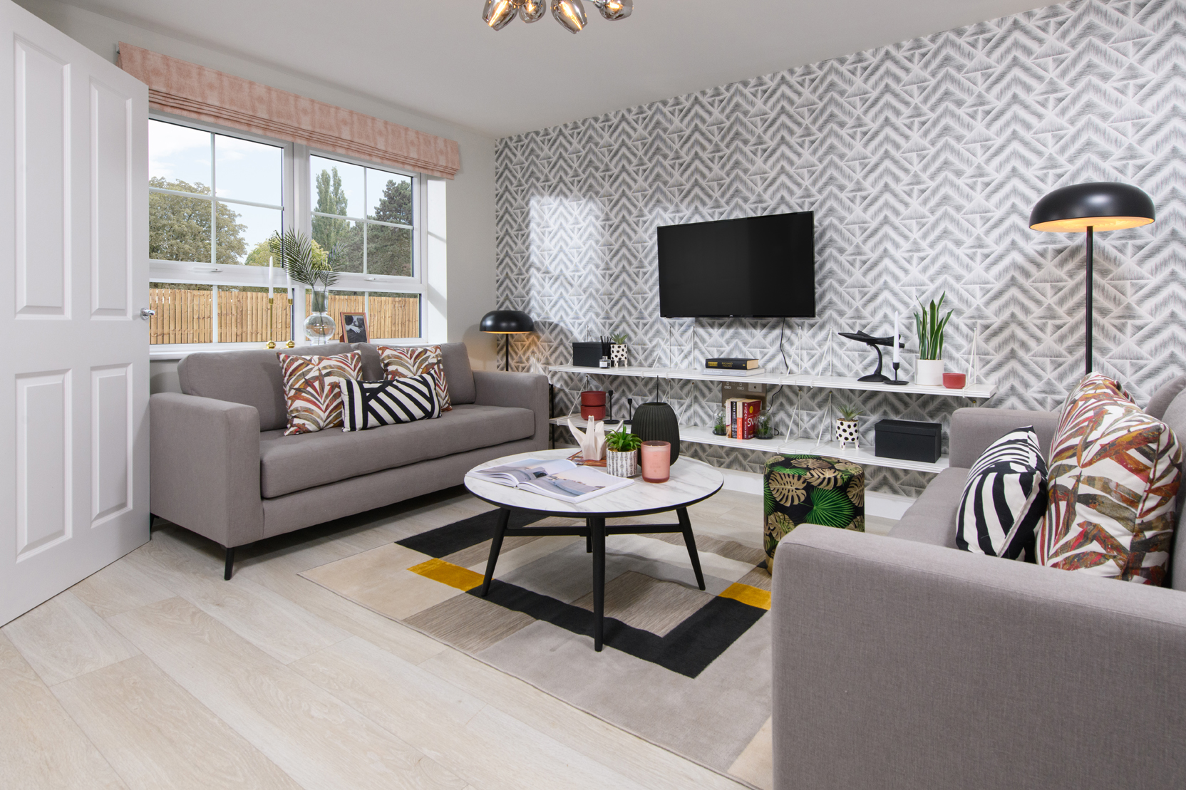 Lounge inside 3 bed Ellerton home