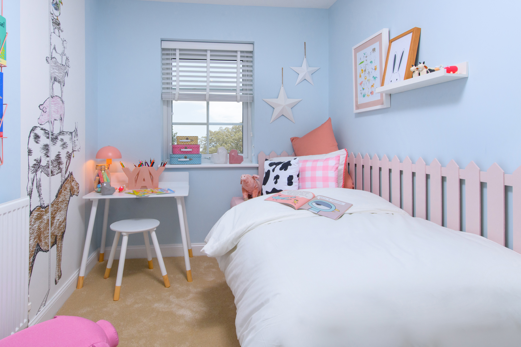 Single bedroom inside Ellerton home 