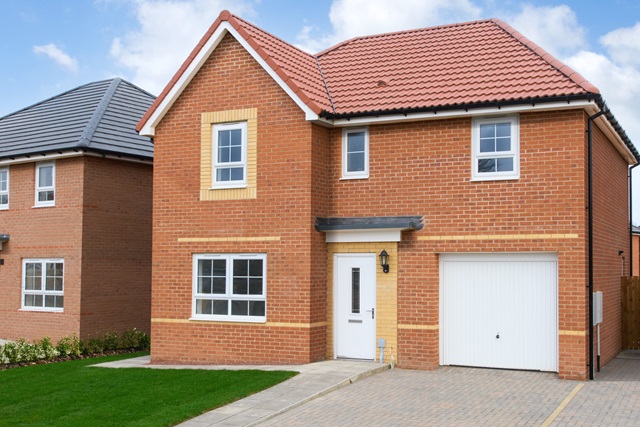 Outside view of four bedroom detached Ripon home