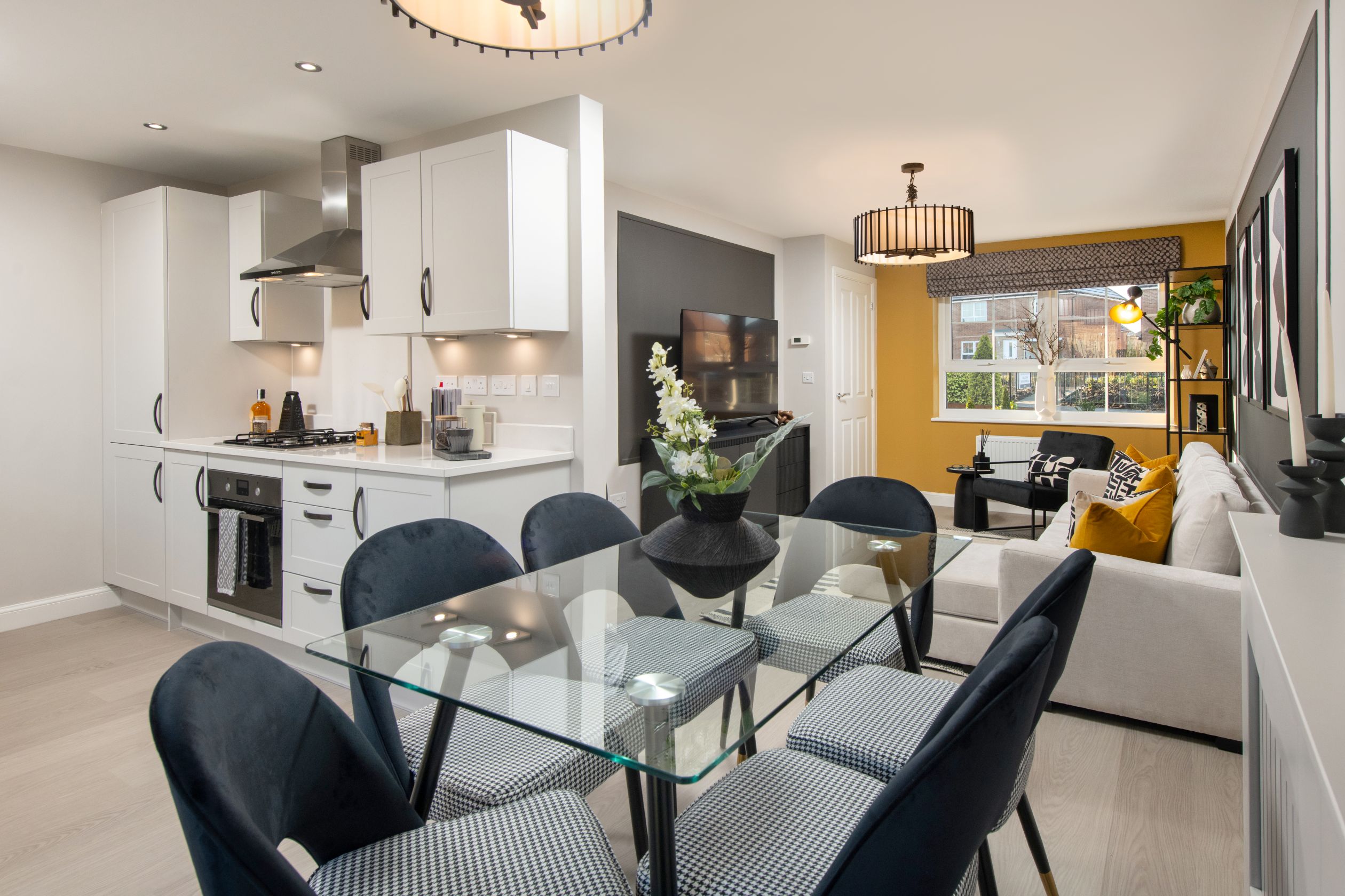 Inside view of Denby kitchen