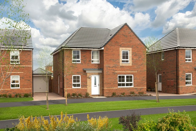 Outside view of 4 bedroom Radleigh home