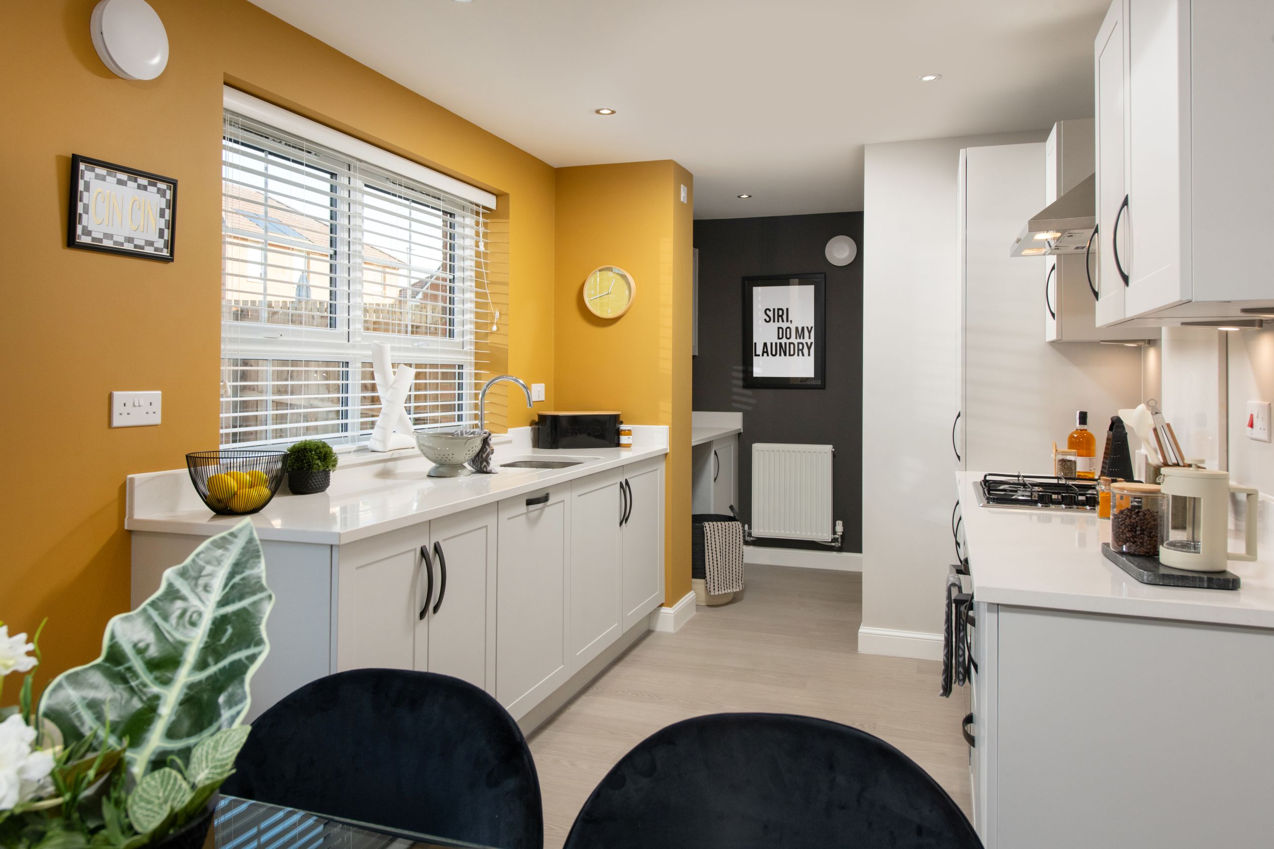 Inside view of Denby kitchen