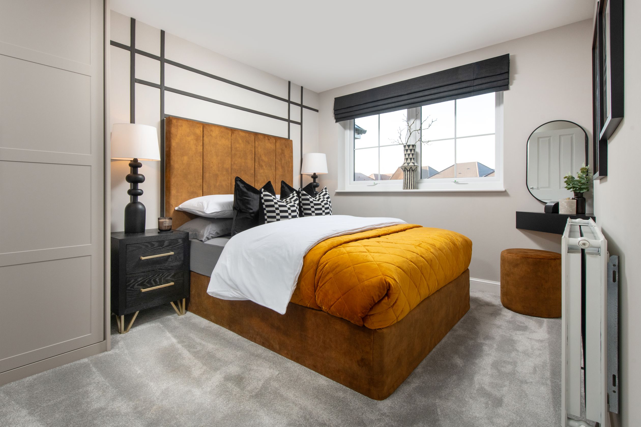 Inside view of Denby main bedroom