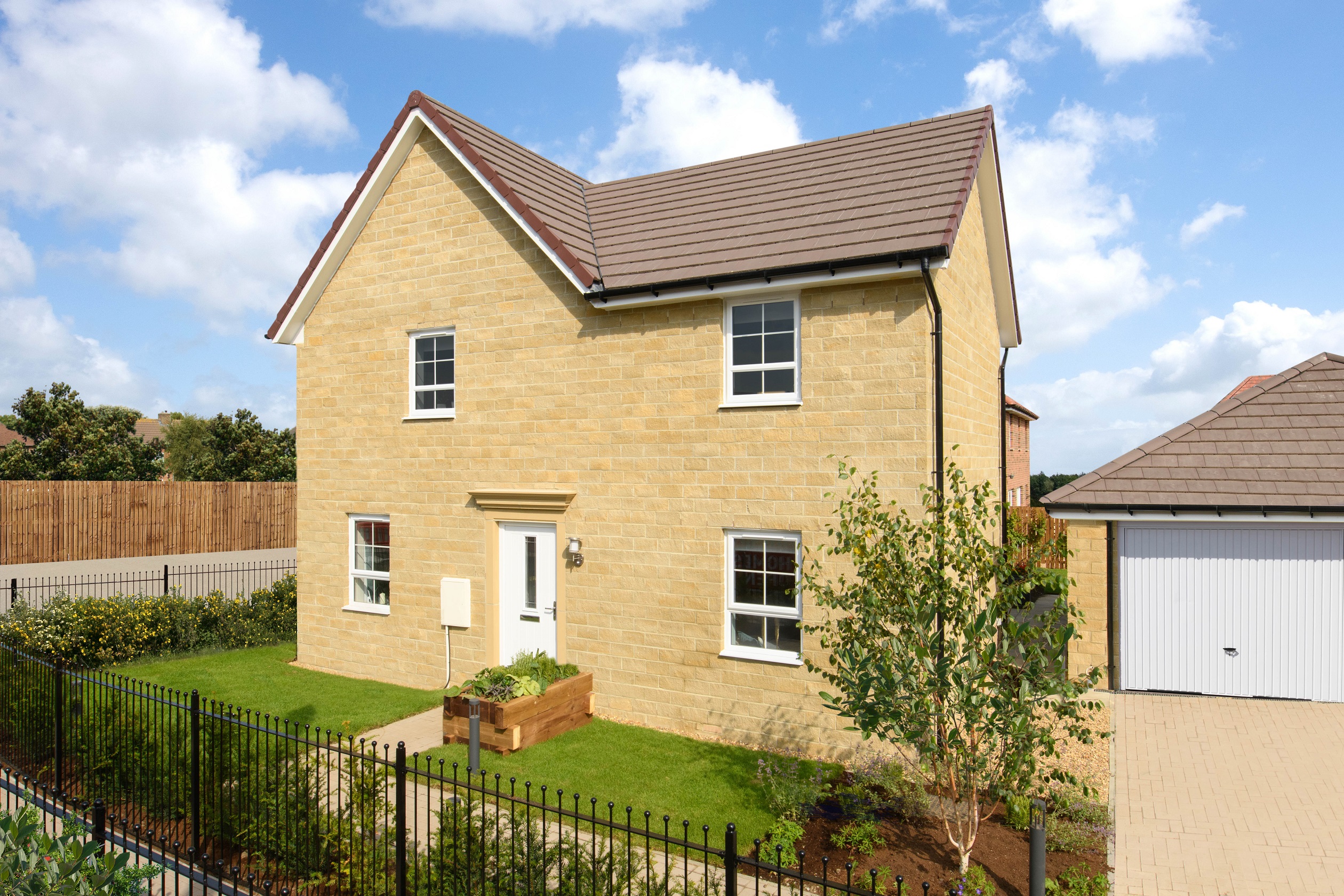 Outside view 4 bedroom detached Alderney home