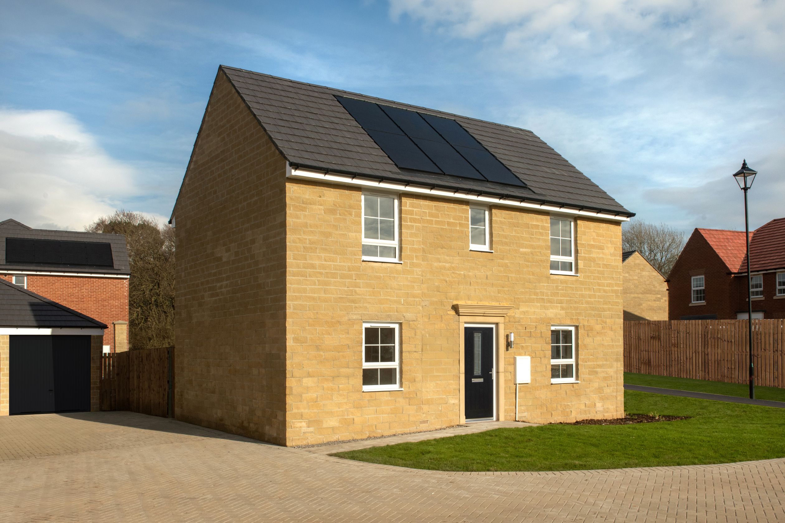 Outside view of 4 bedroom Alfreton home