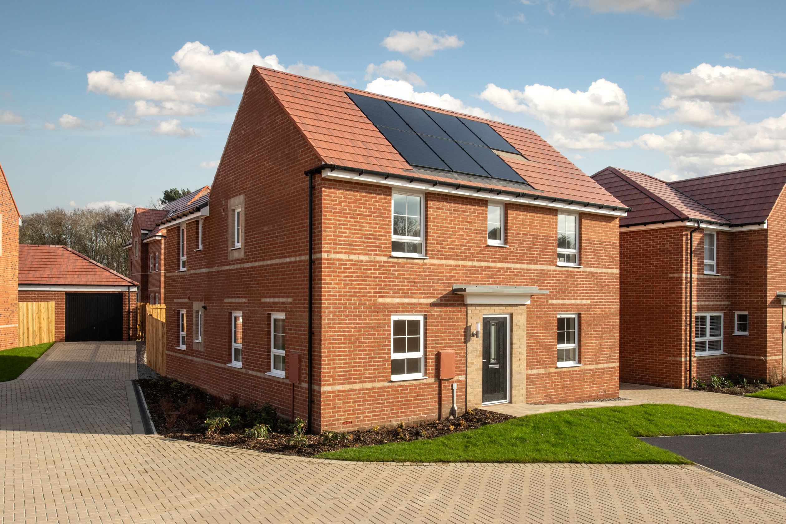 Outside view of 4 bedroom Alfreton home