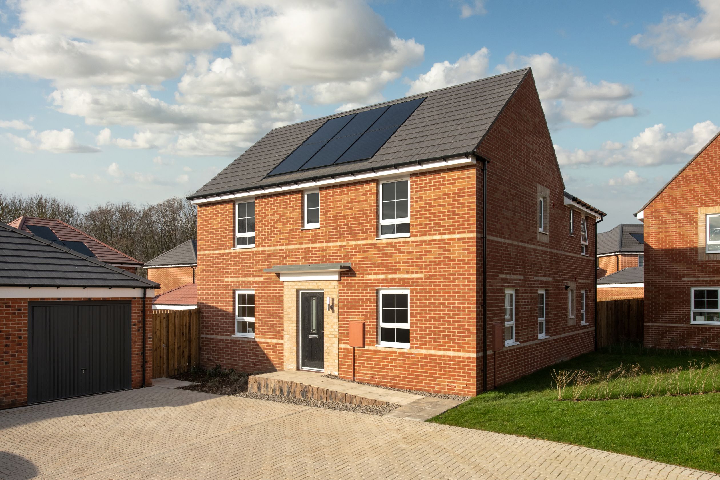 Outside view of 4 bedroom Alfreton home