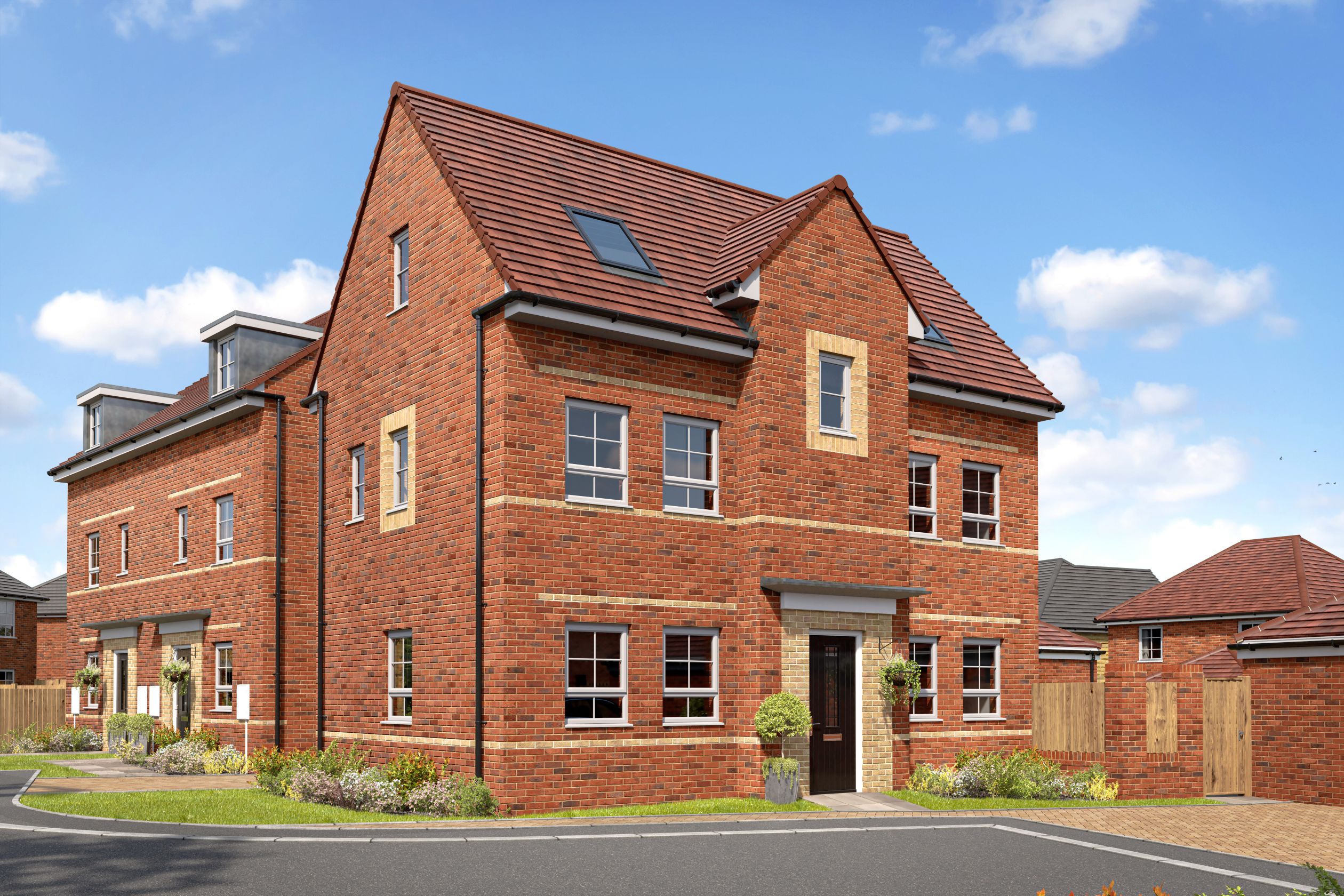 CGI view of Hesketh at Grey Towers Village