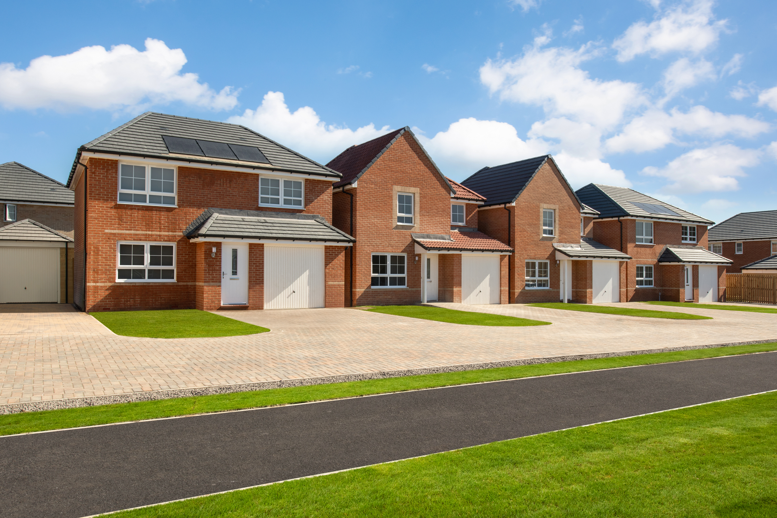Outside view of homes at Meadow Hill