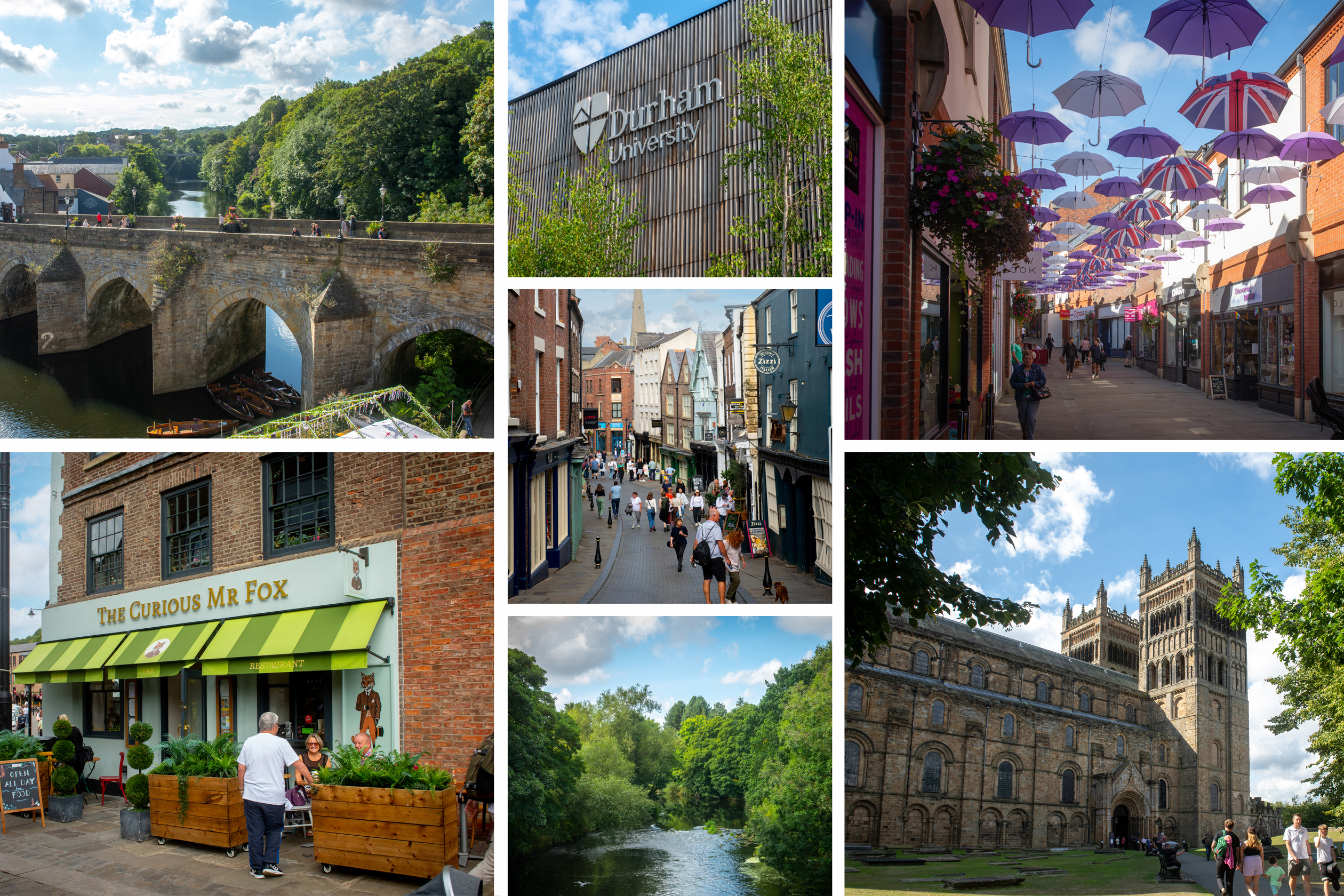 Durham city centre local area collage