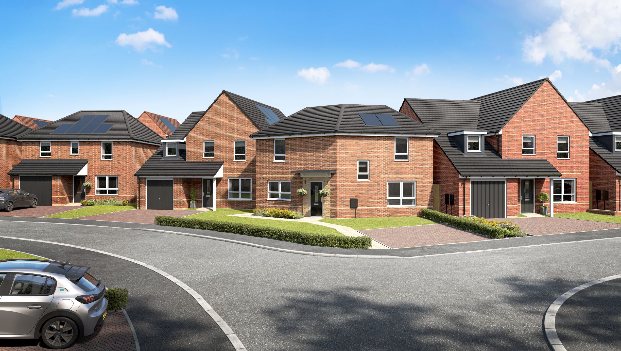 Brambling street scene