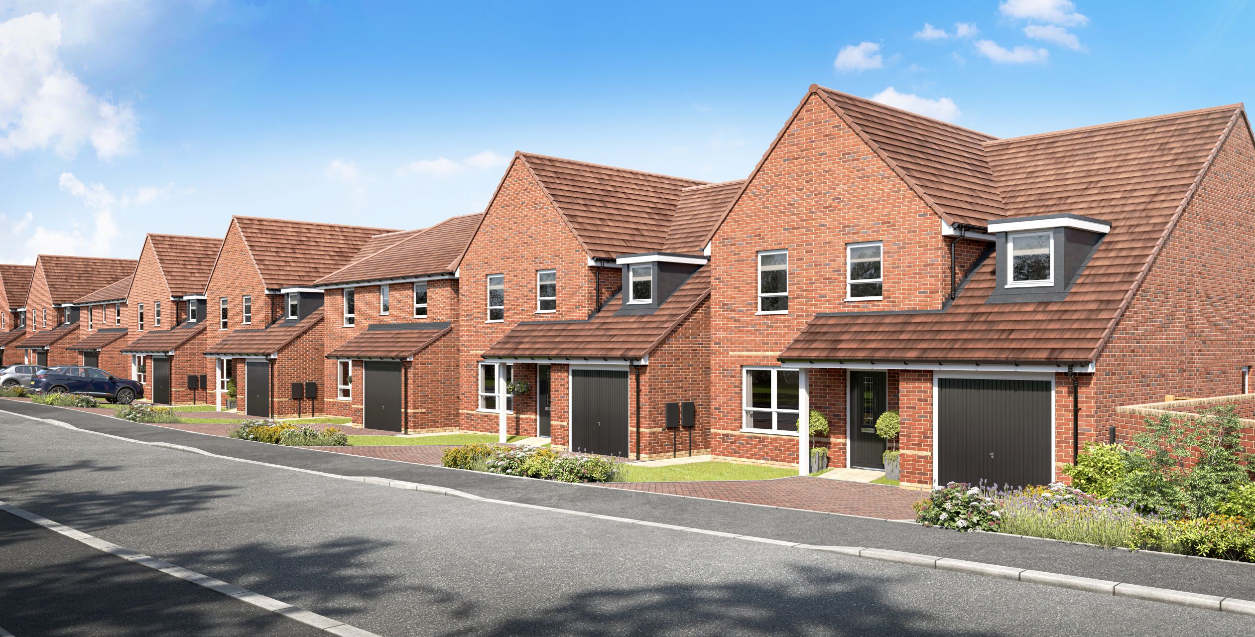 Brambling street scene CGI