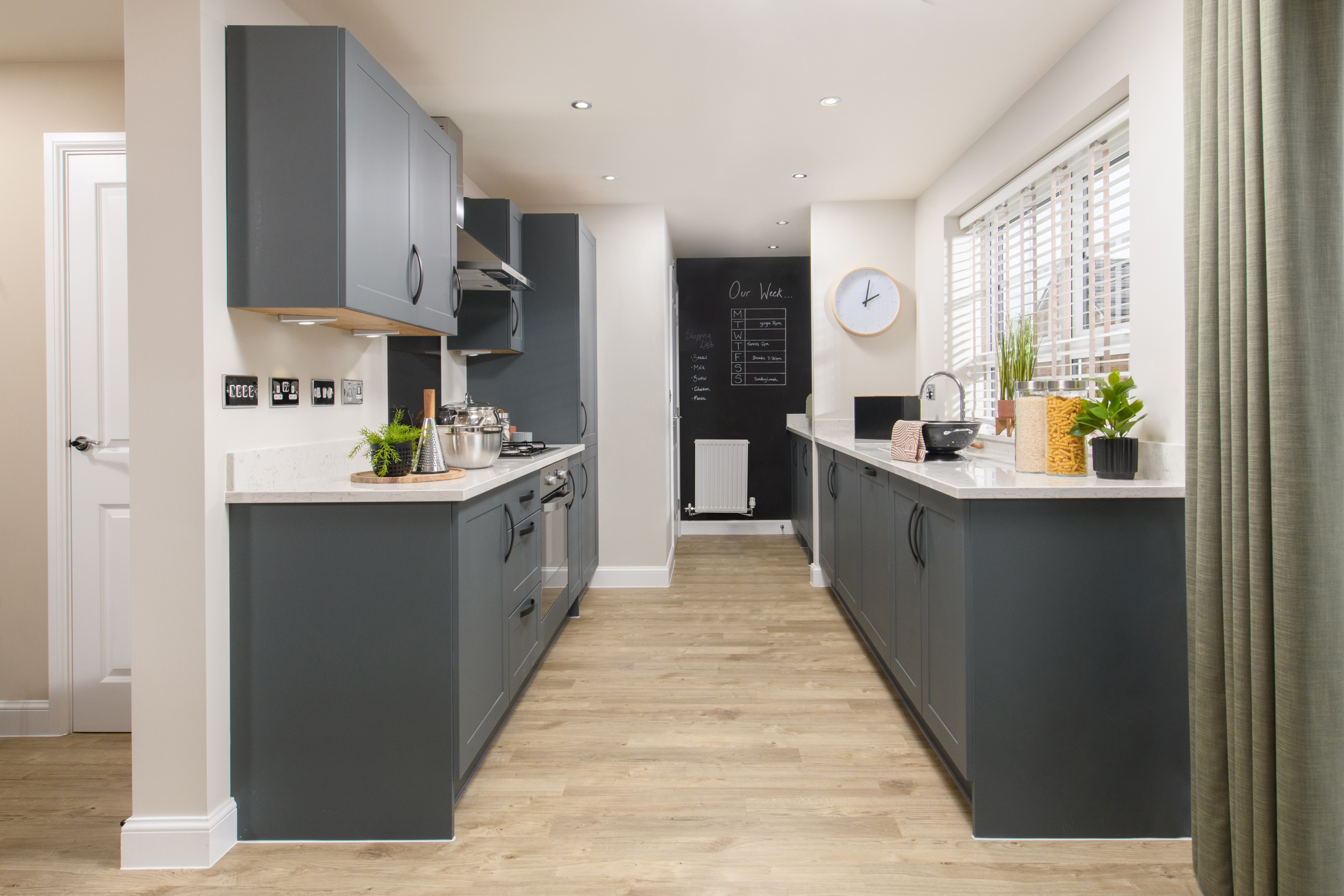 Inside view 3 bedroom Denby kitchen