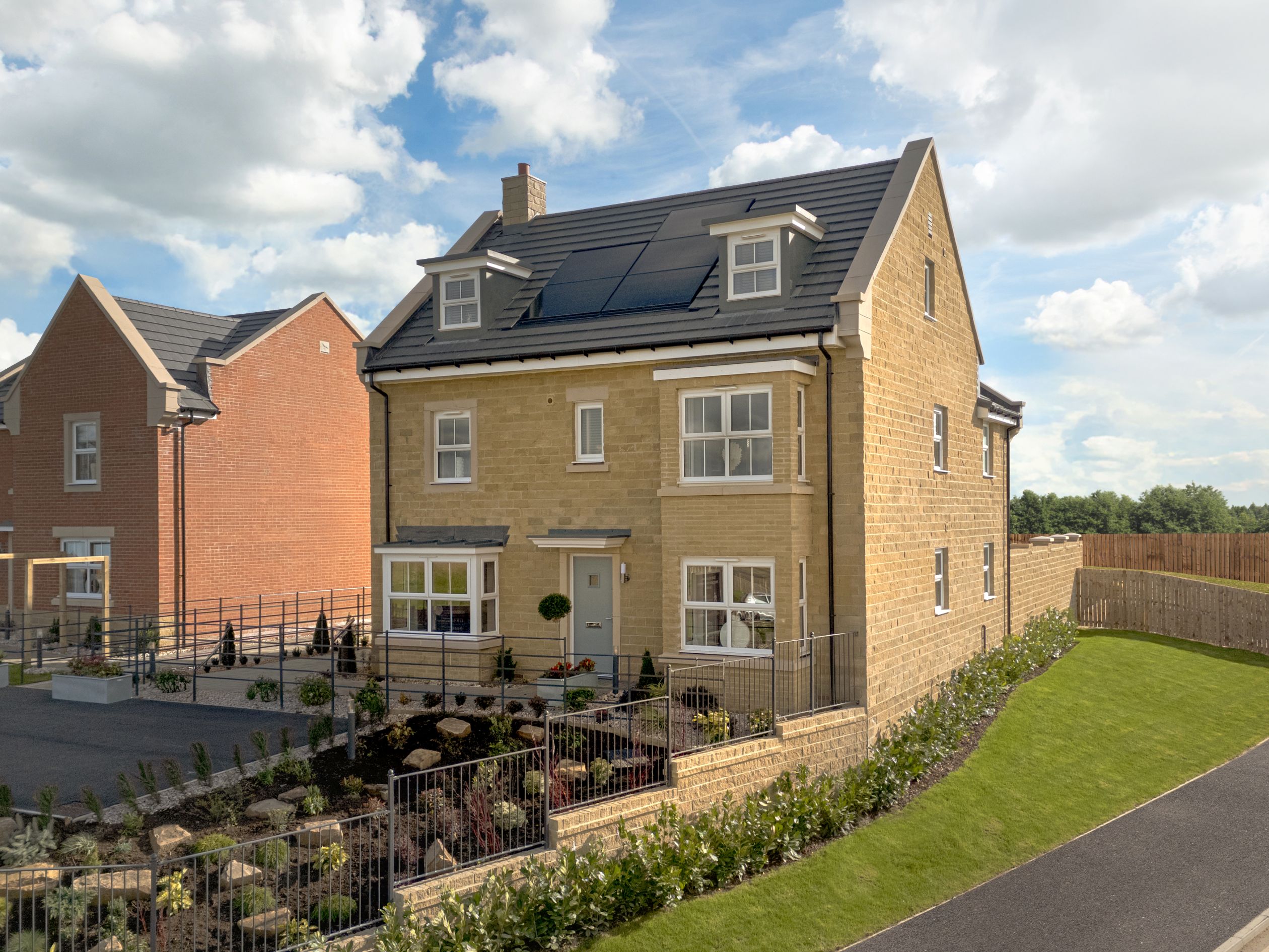 Outside view of Marlowe show home at Laurel Chase