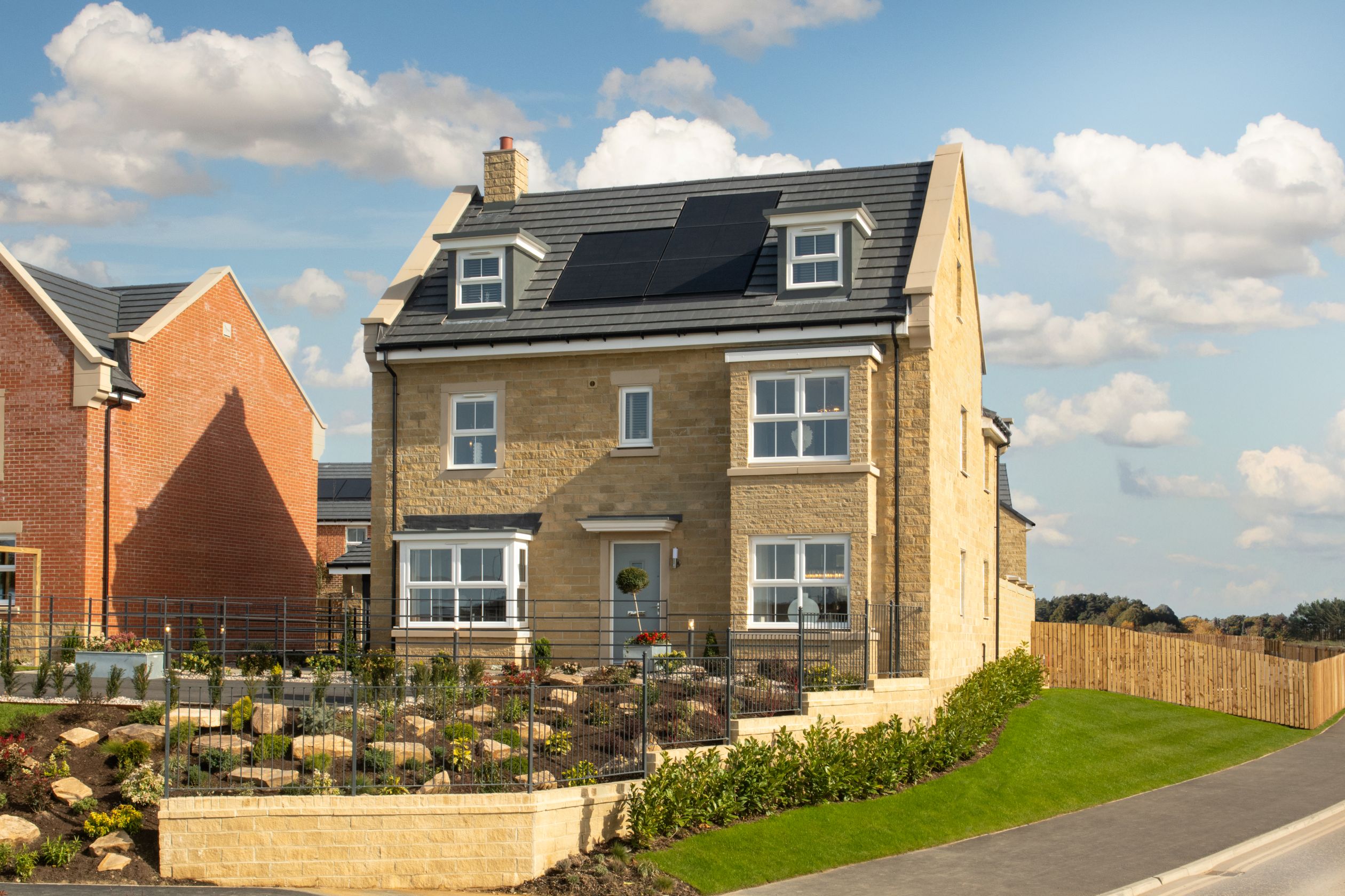 Outside view of Marlowe show home at Laurel Chase