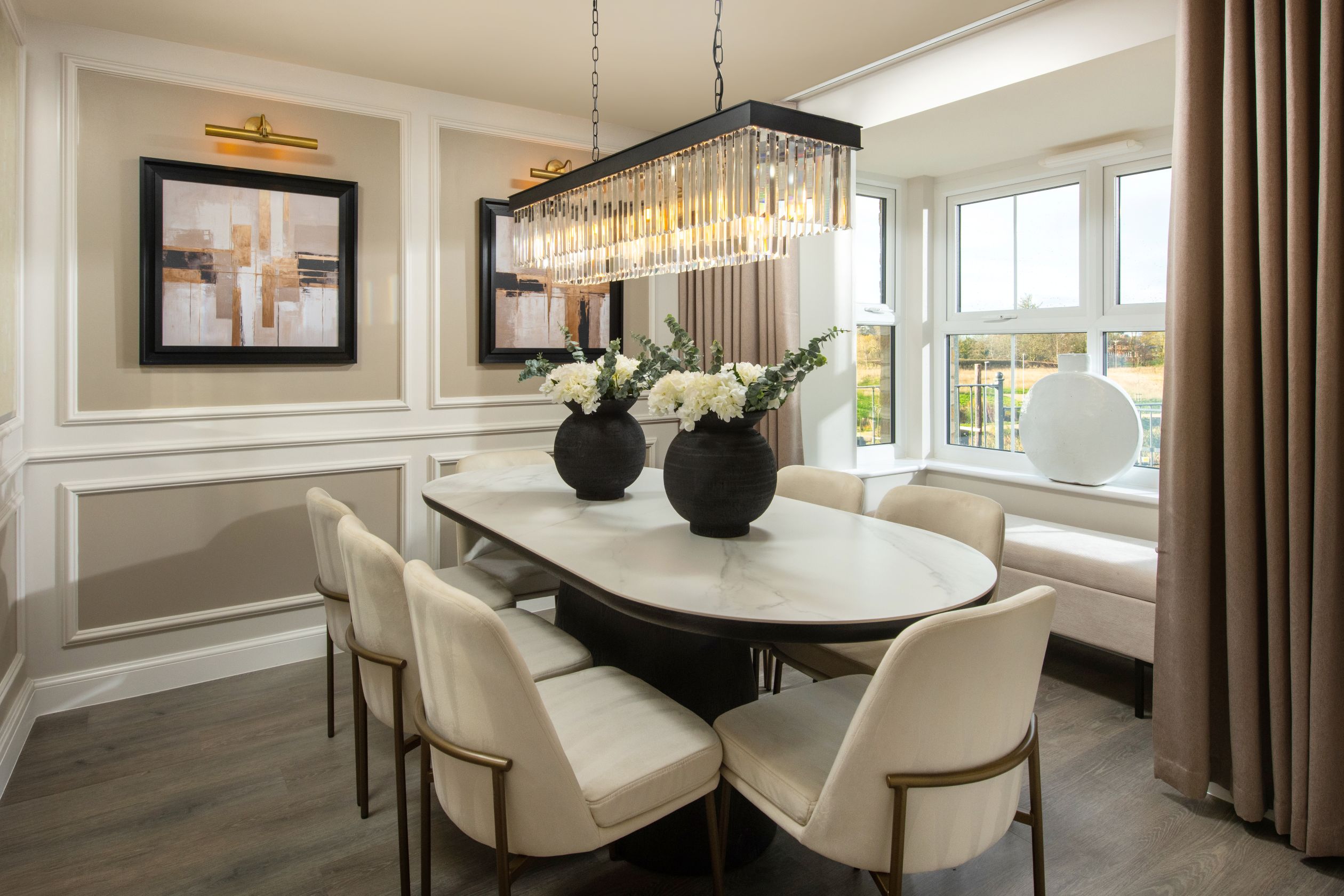 Inside view of Marlowe dining room