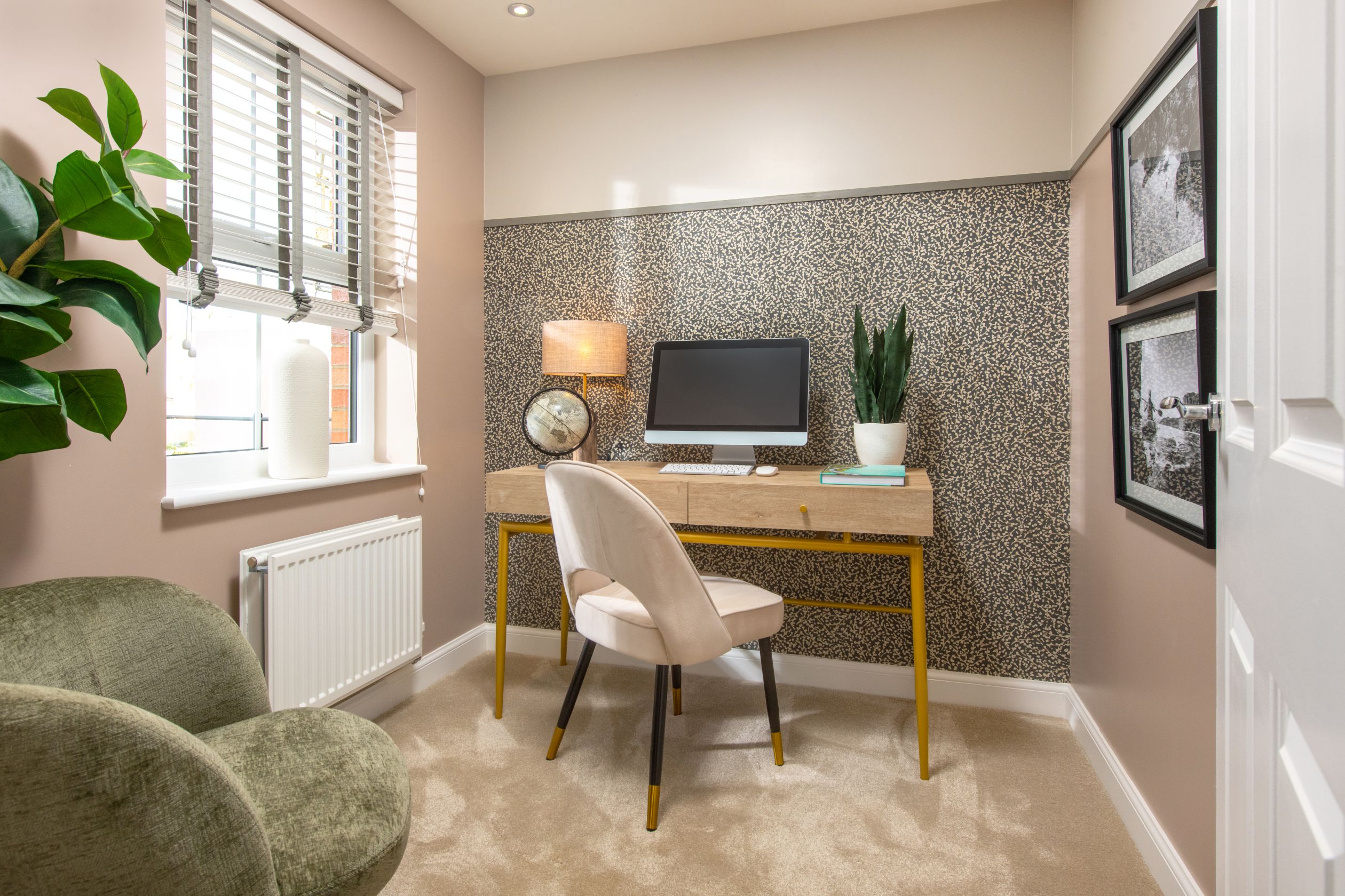 Inside view of Radleigh home office