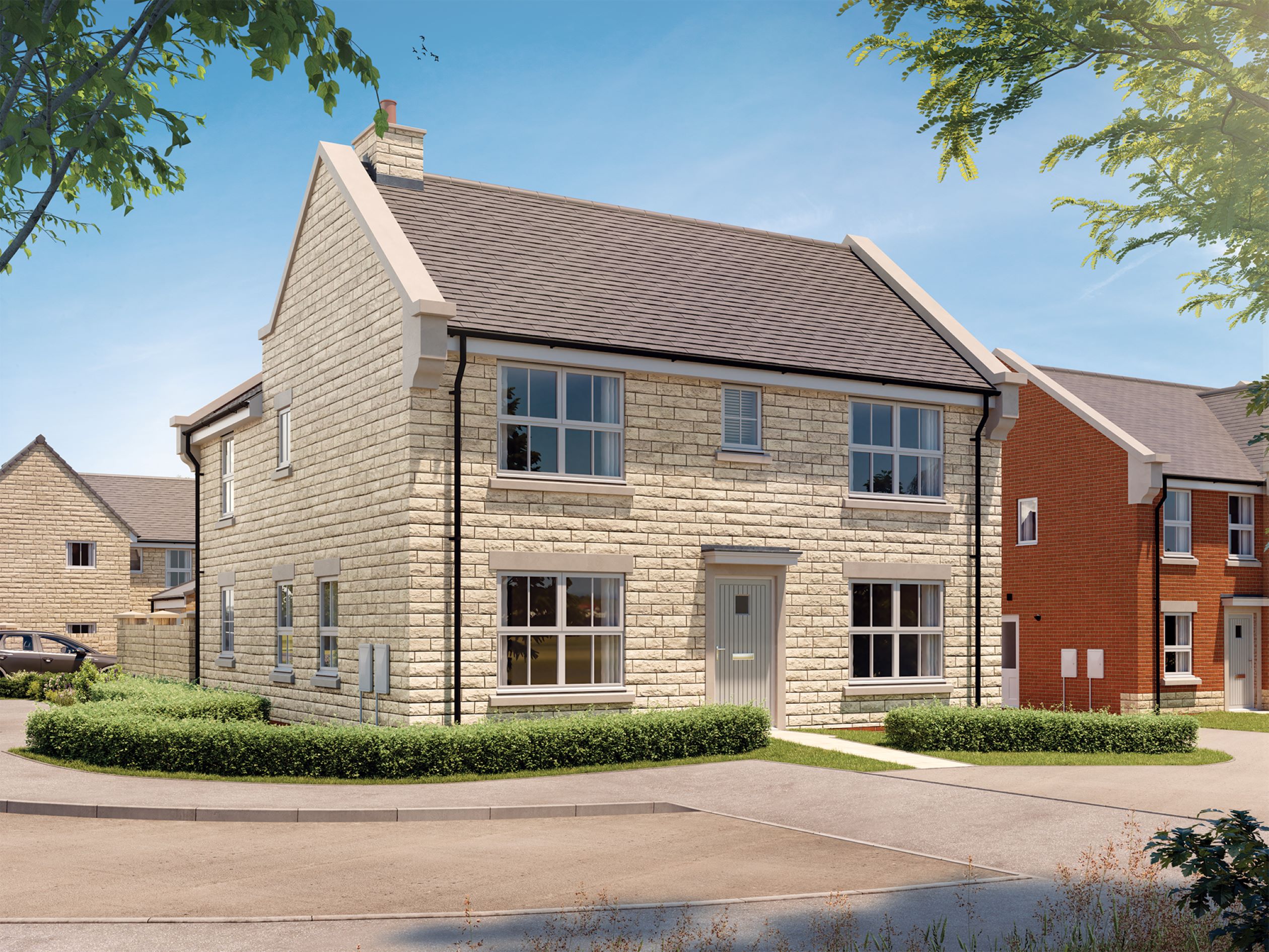 CGI of 4 bedroom Bittern home