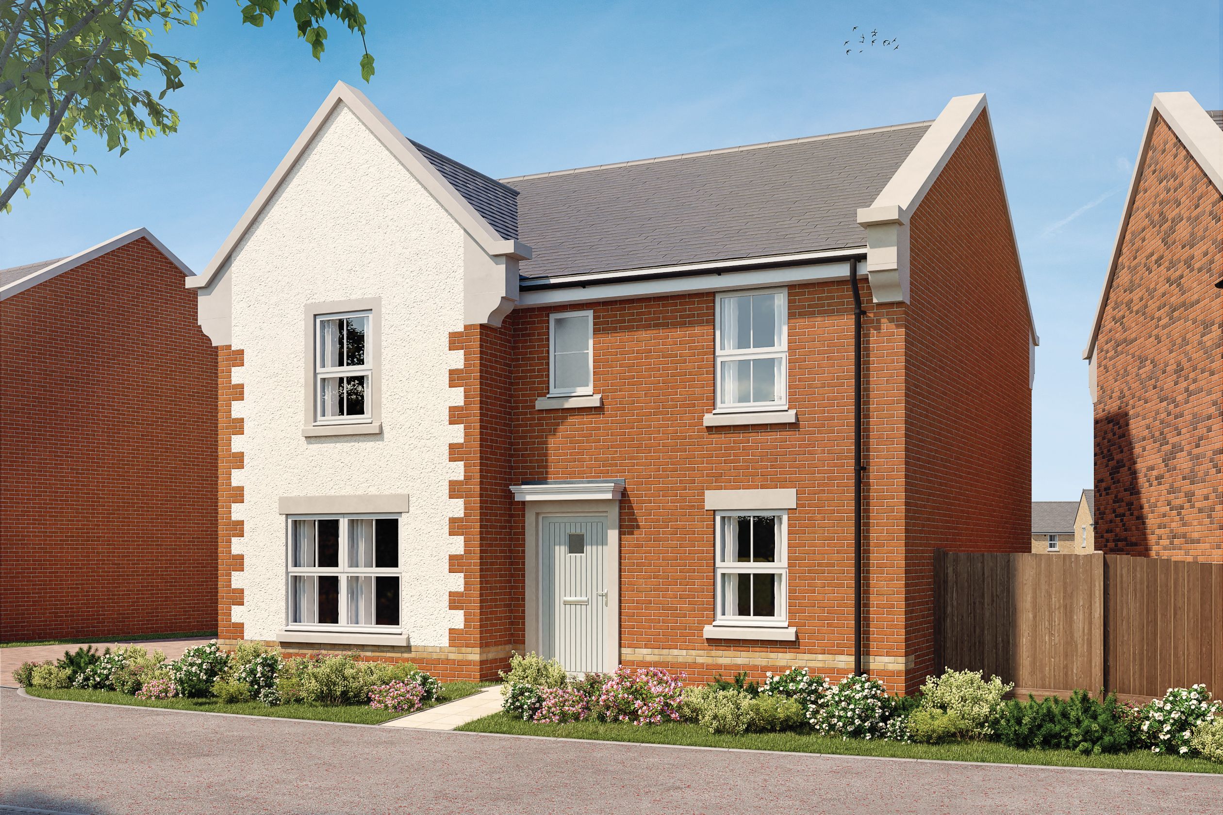 CGI of Fallow home at Laurel Chase