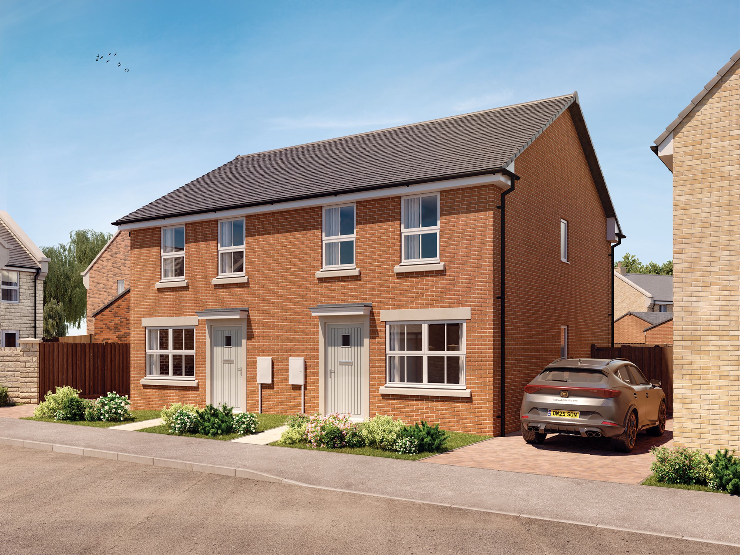 CGI of 3 bedroom Maidstone home