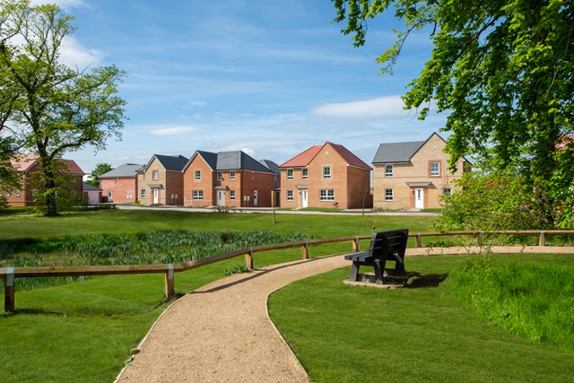 Outside view of 4 bedroom homes at Sycamore Grove