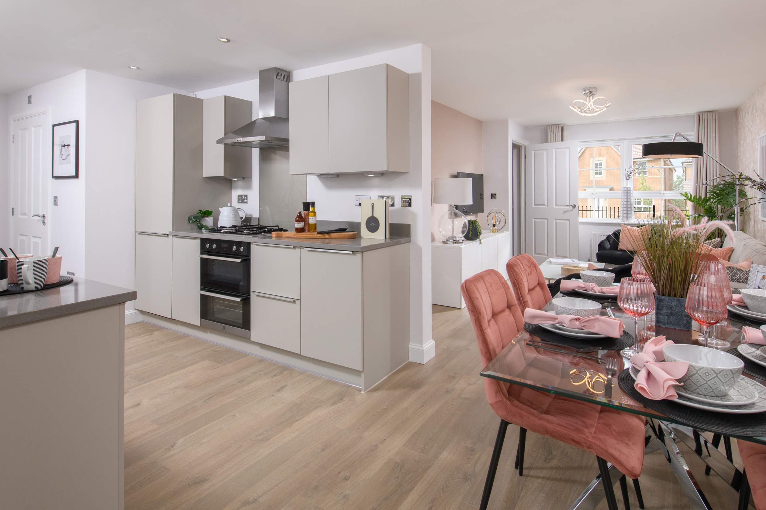 Inside view 3 bedroom Denby kitchen diner