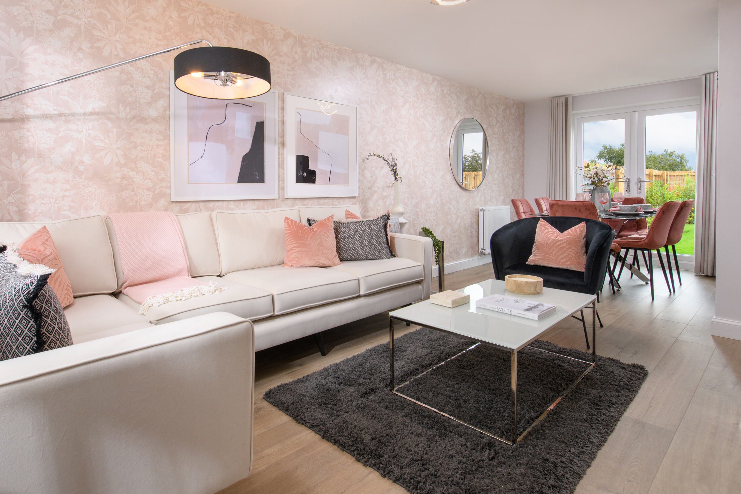 Inside view 3 bedroom detached Denby living room