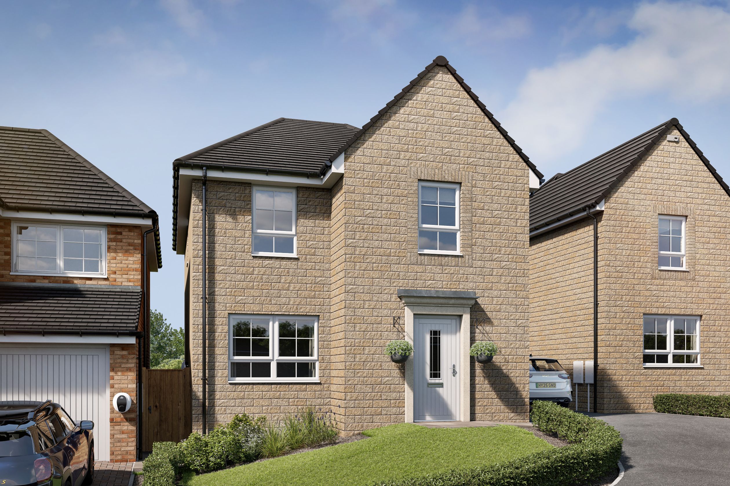 CGI of 3 bedroom Kennisham home